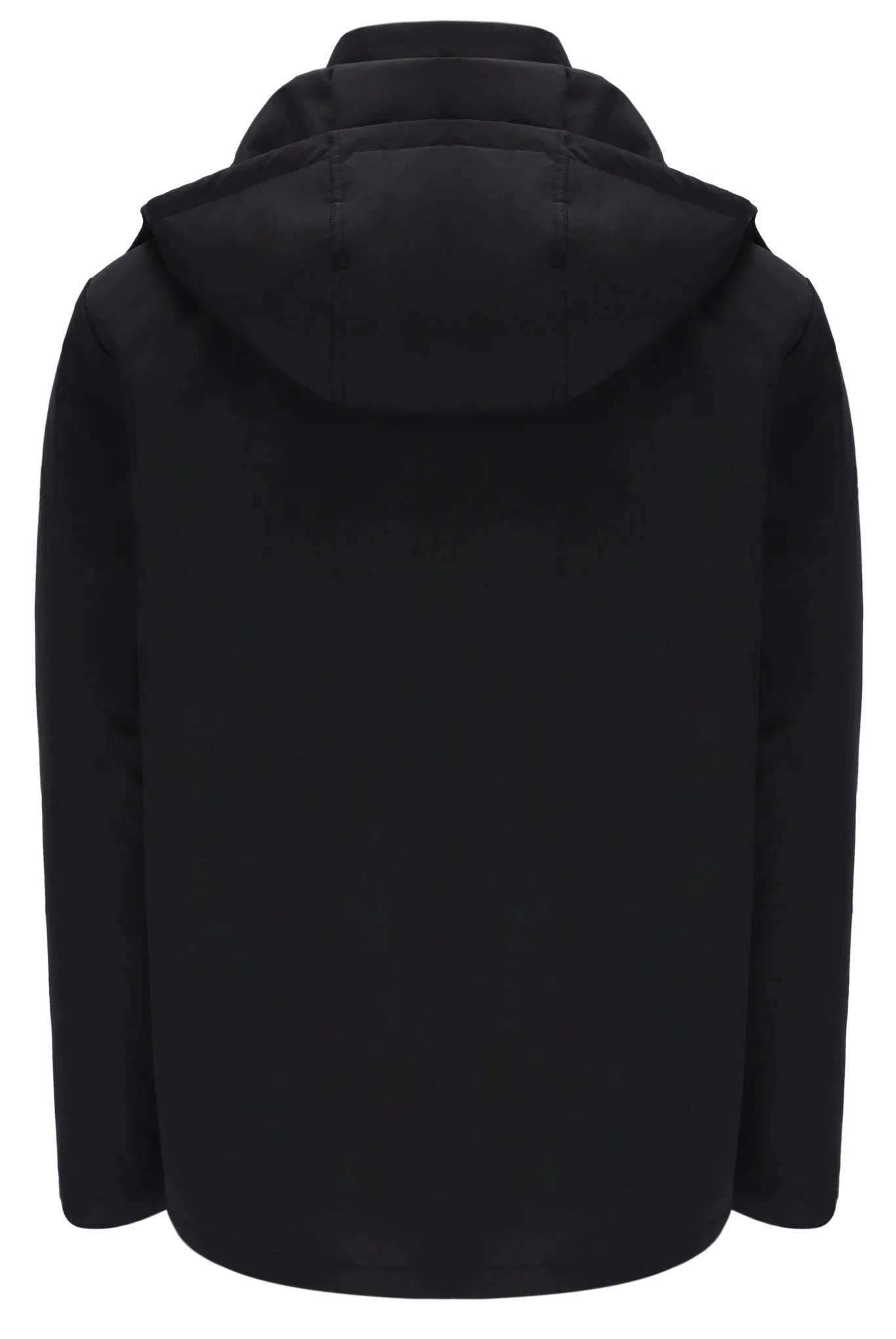 Black Liam Cargo Padded Jacket - Image 9