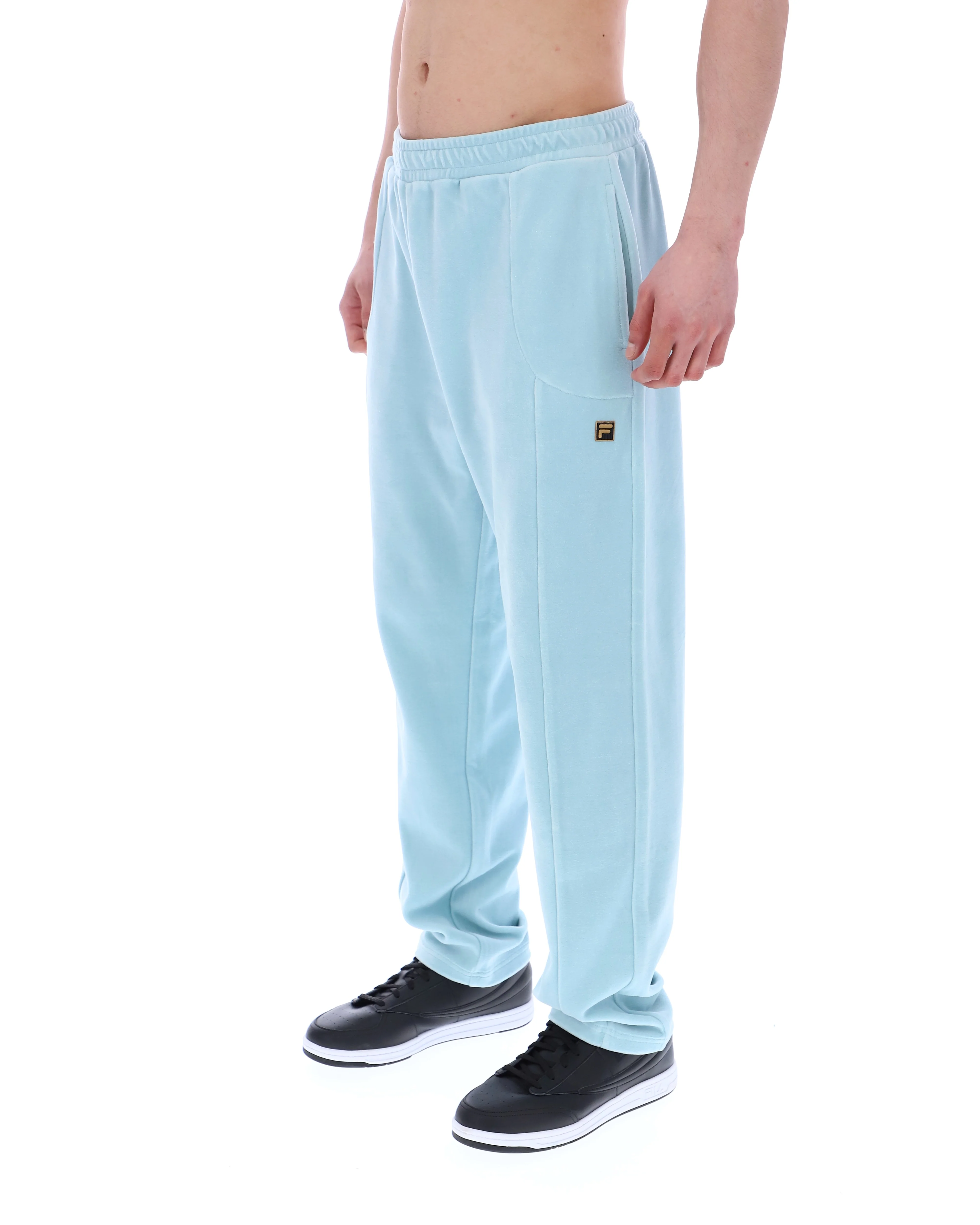 Sterling Blue Lorrie Velour Track Pant - Image 3