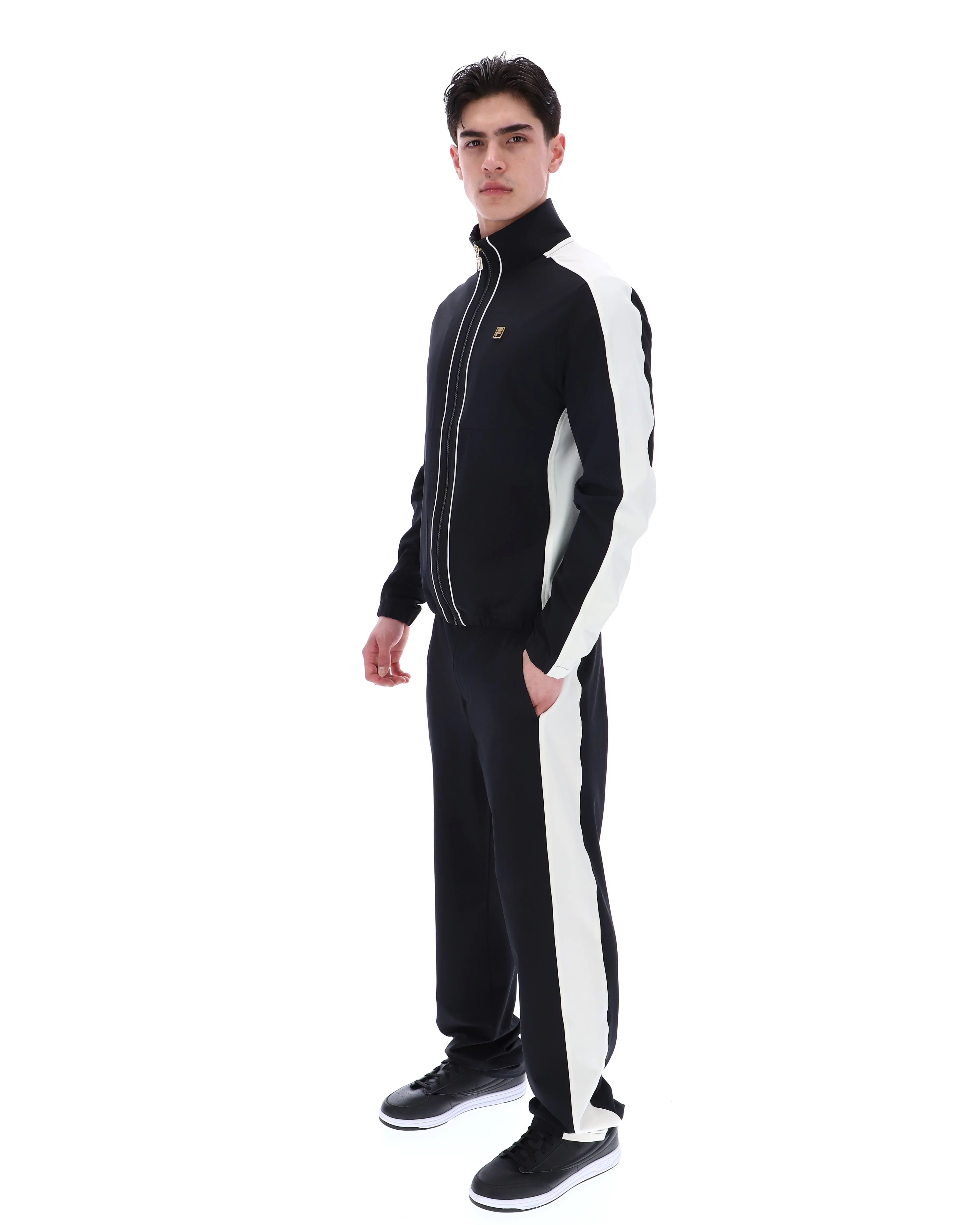 Black Lugo Tennis-Inspired Jacket - Image 3