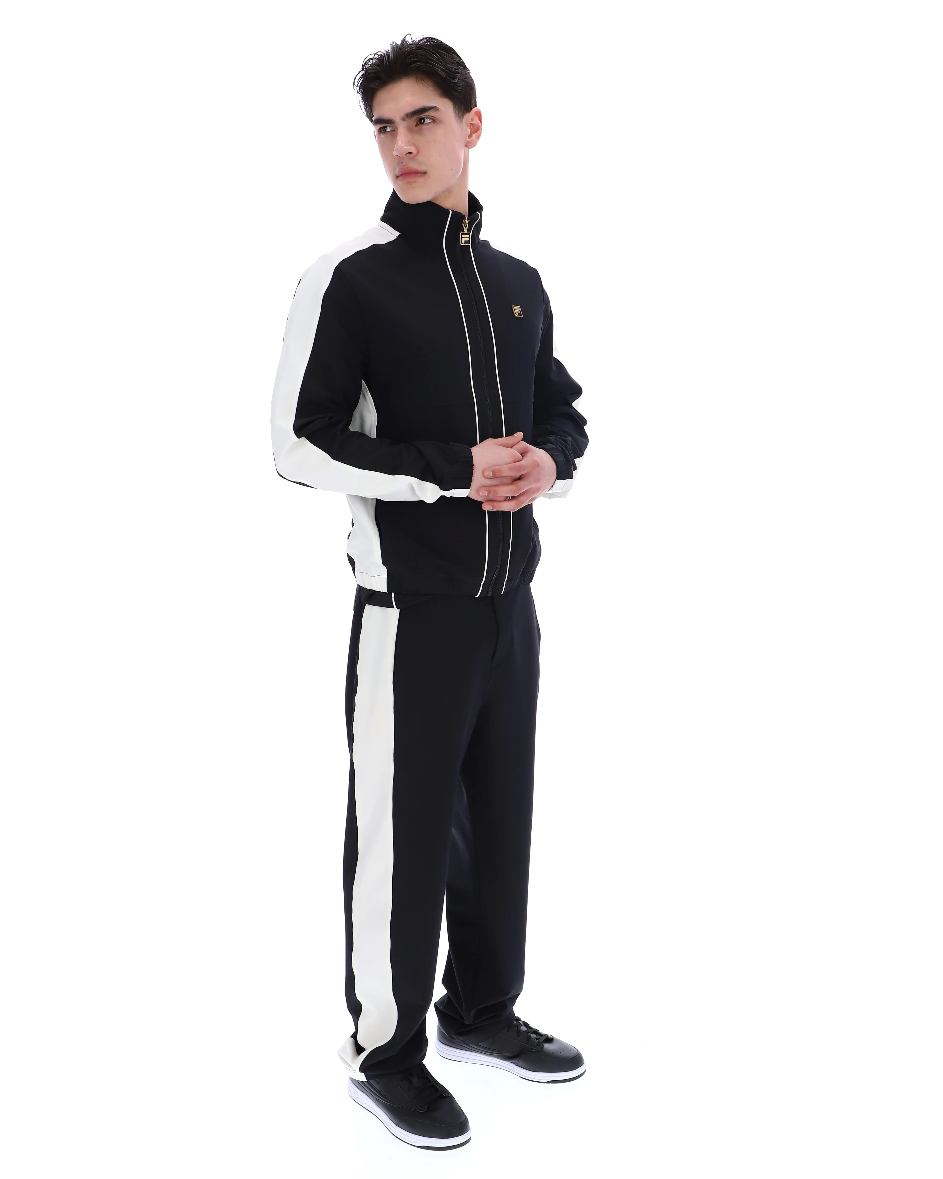 Black Lugo Tennis-Inspired Jacket - Image 5