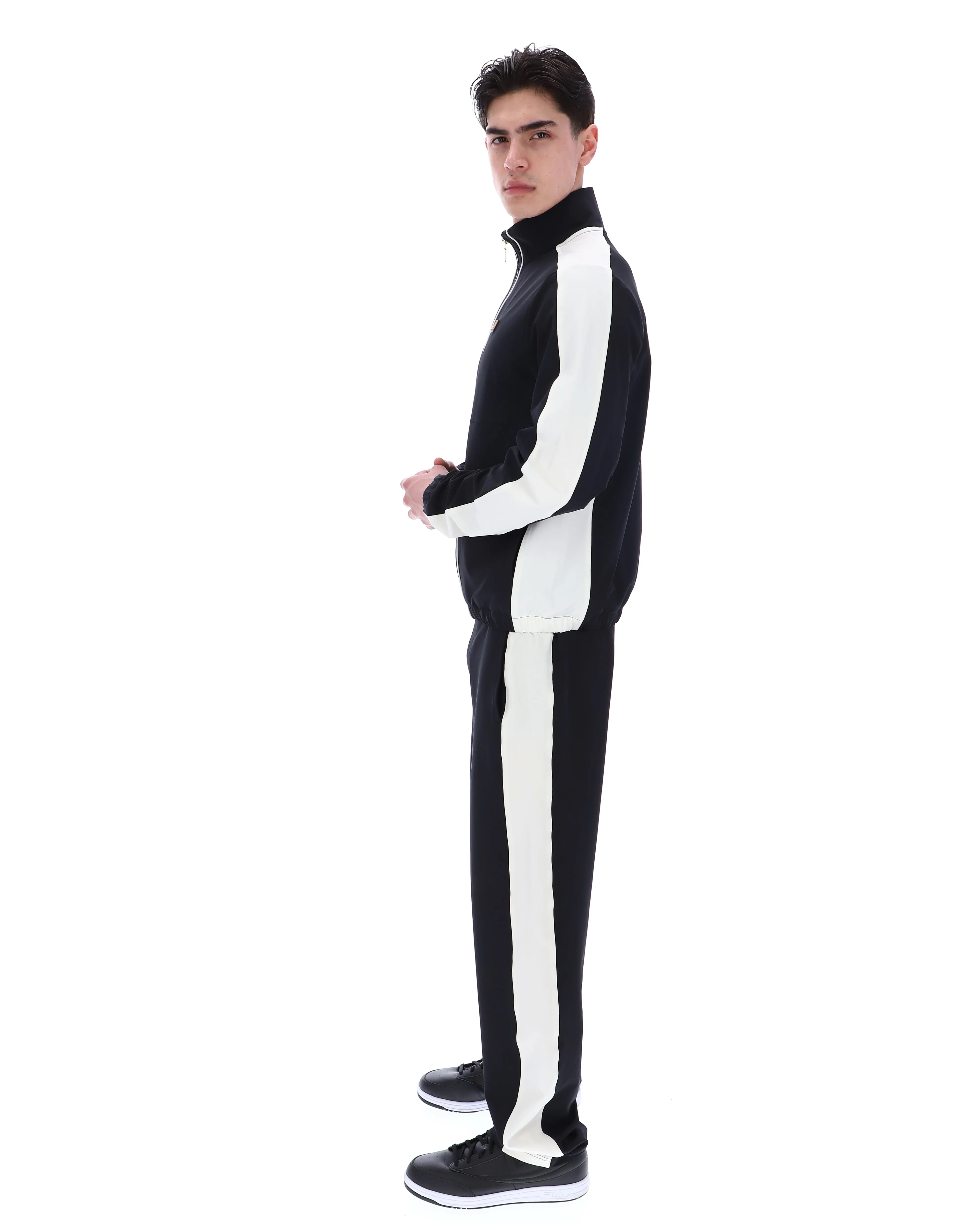 Black Lugo Tennis-Inspired Jacket - Image 6