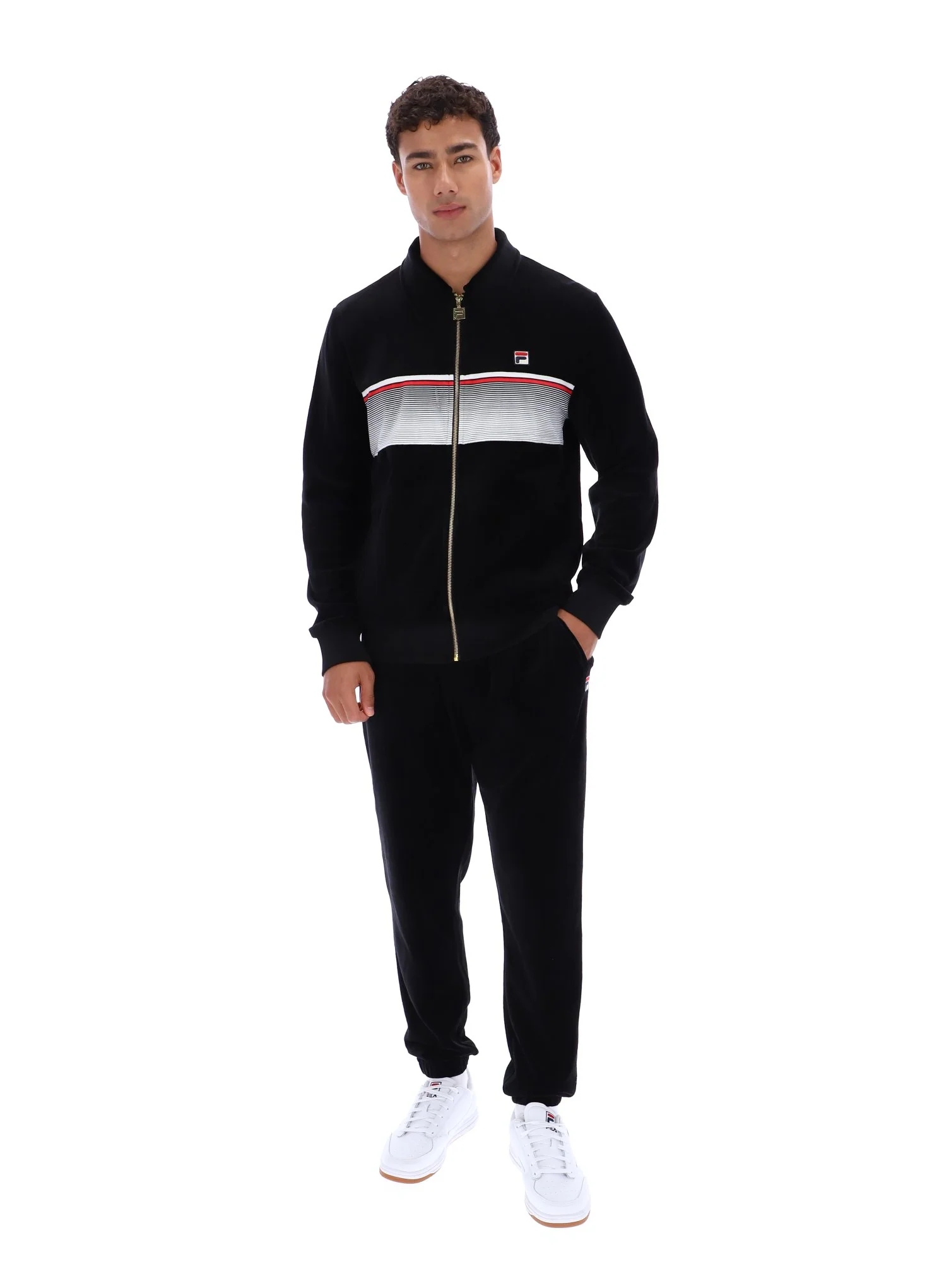 Black Malakai Striped Track Top - Image 3