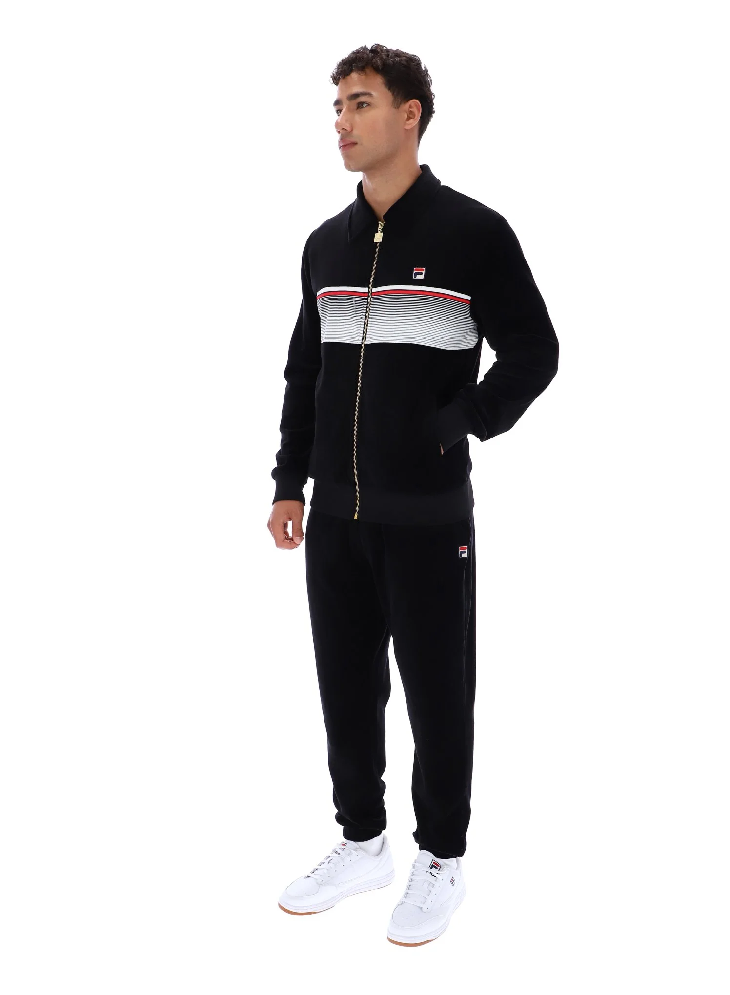 Black Malakai Striped Track Top - Image 4