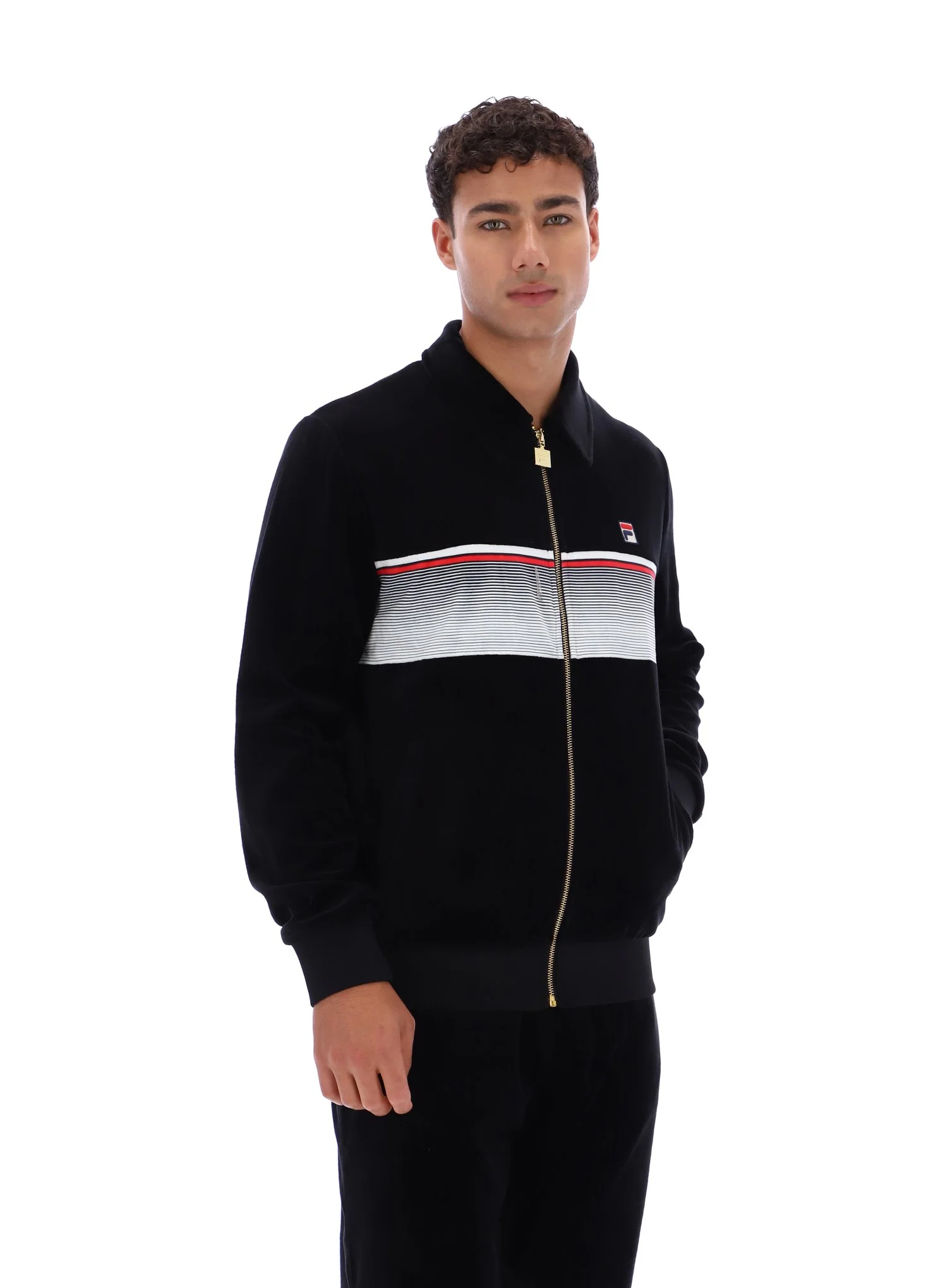 Black Malakai Striped Track Top - Image 7