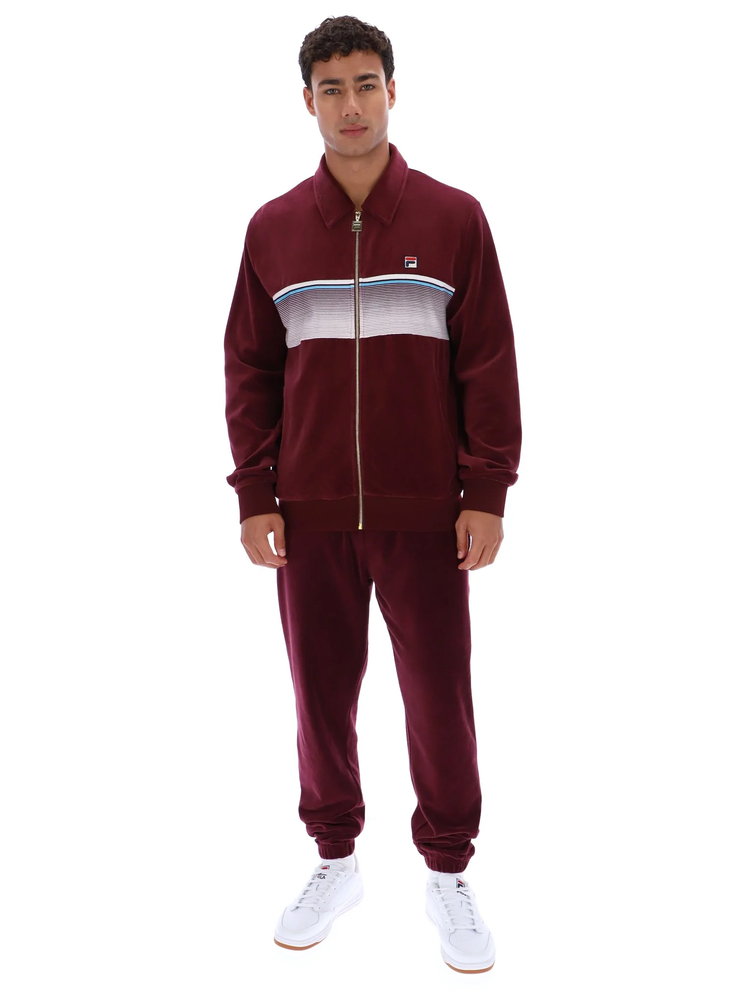 Fig Malakai Striped Track Top - Image 3
