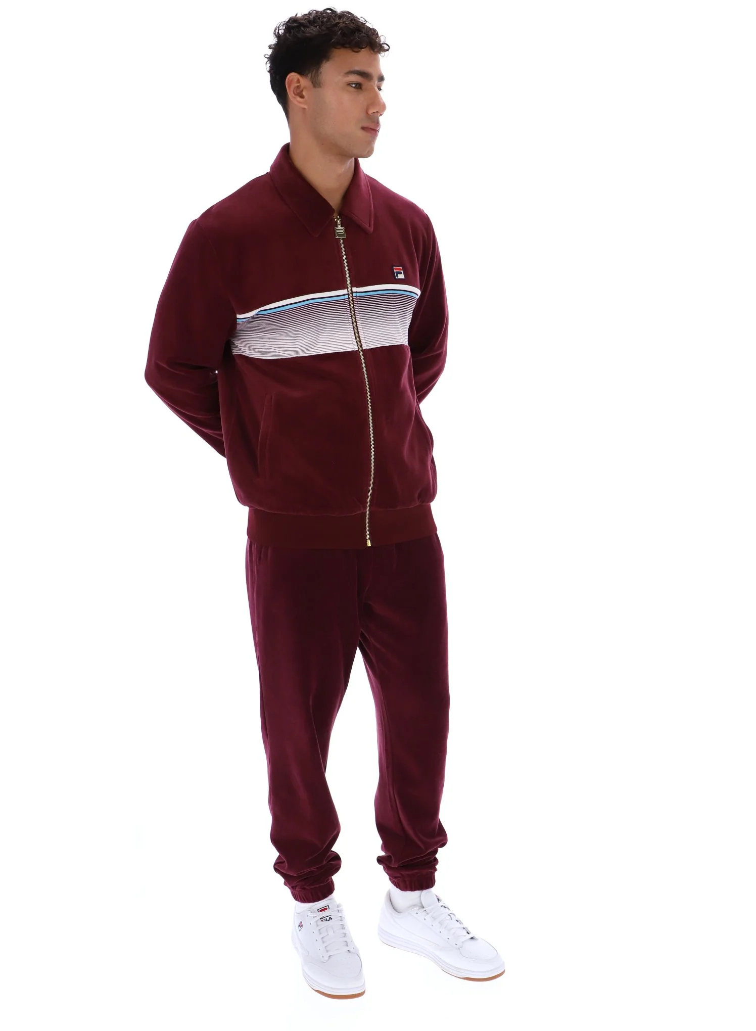 Fig Malakai Striped Track Top - Image 5
