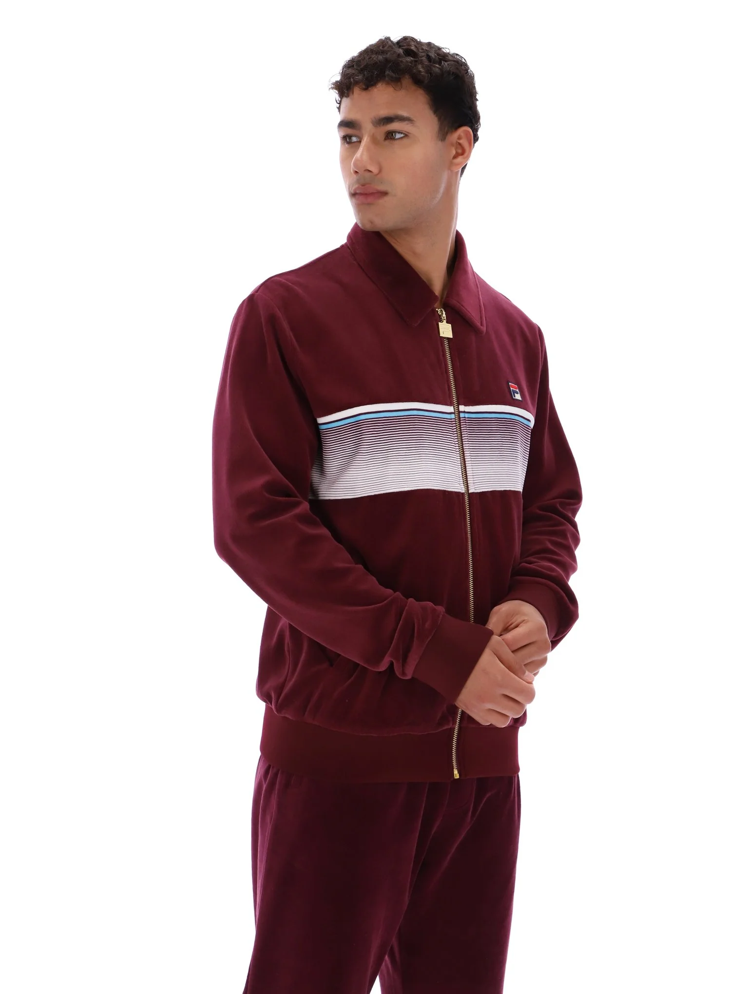 Fig Malakai Striped Track Top - Image 6