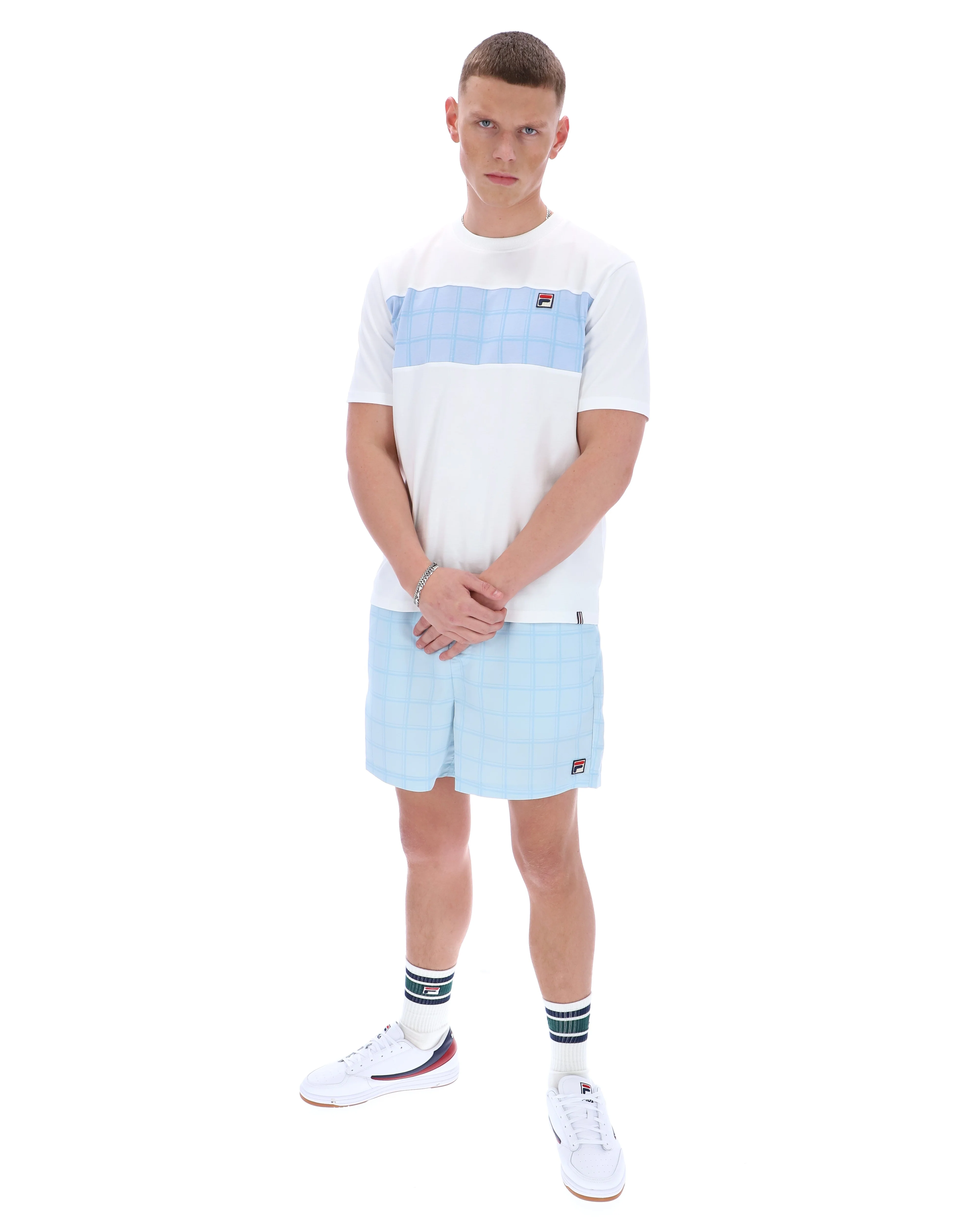 White Mano Cut and Sew Panel Tee - Image 4