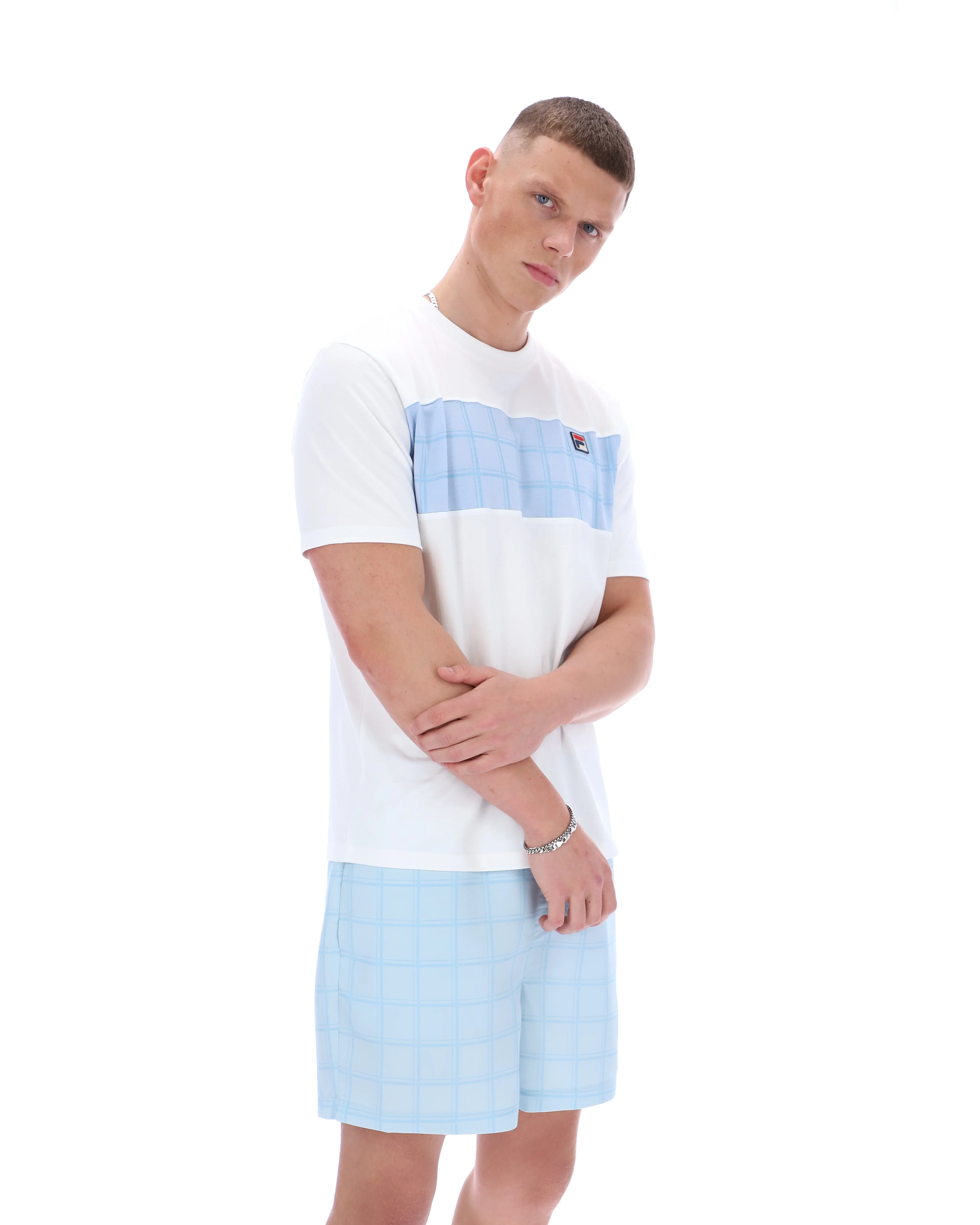 White Mano Cut and Sew Panel Tee - Image 5