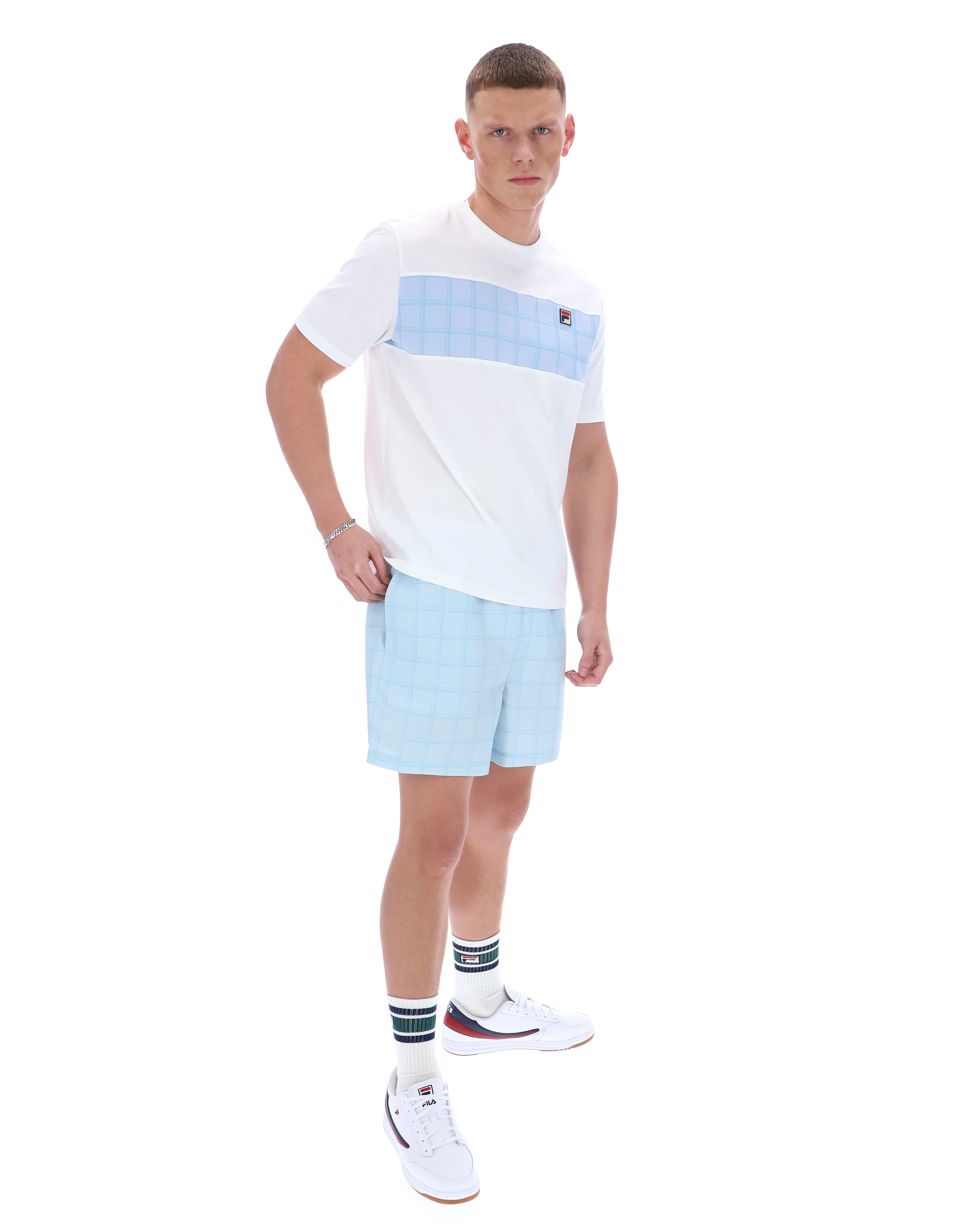 White Mano Cut and Sew Panel Tee - Image 7