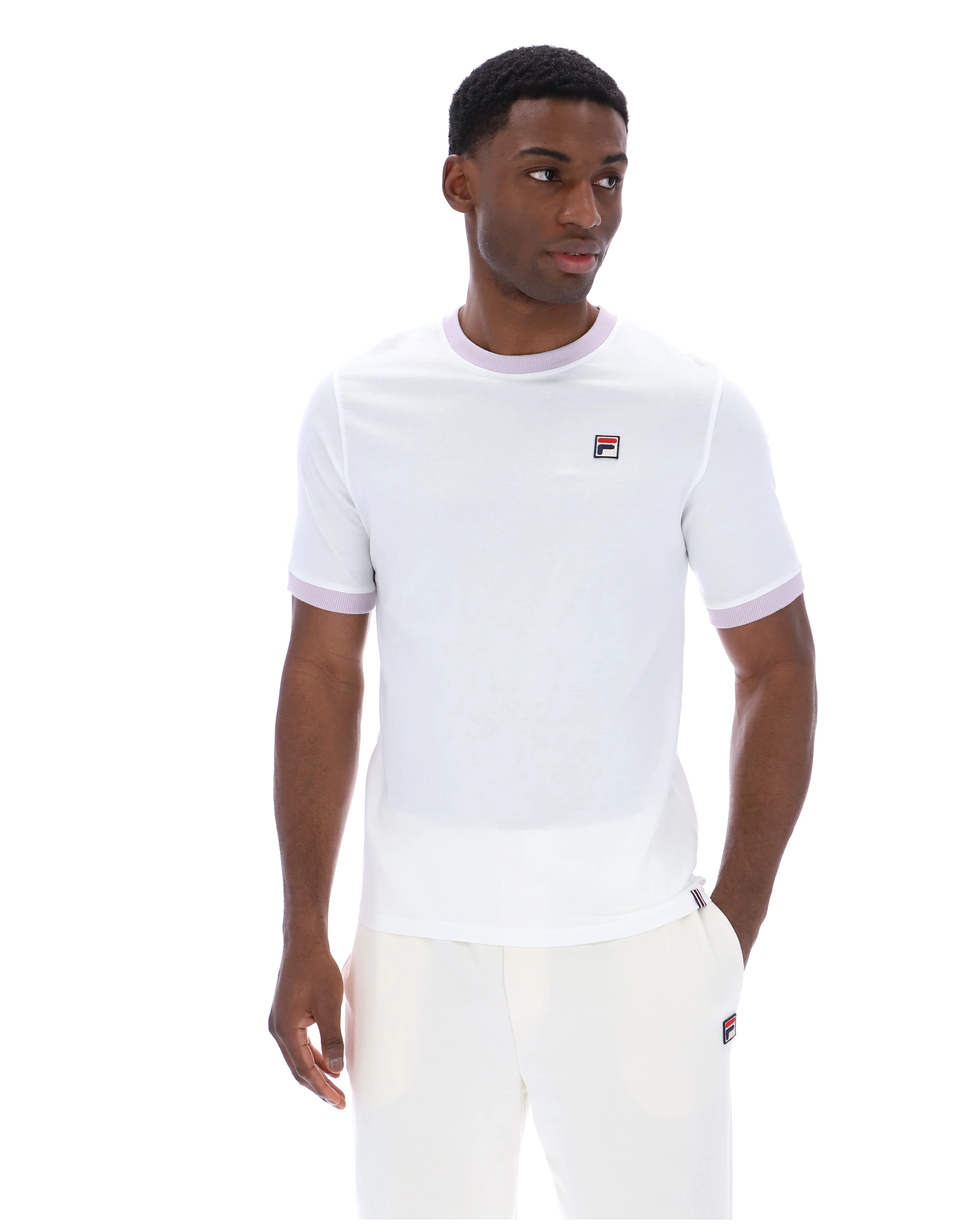 White Marconi Essential Ringer T-Shirt - Image 7