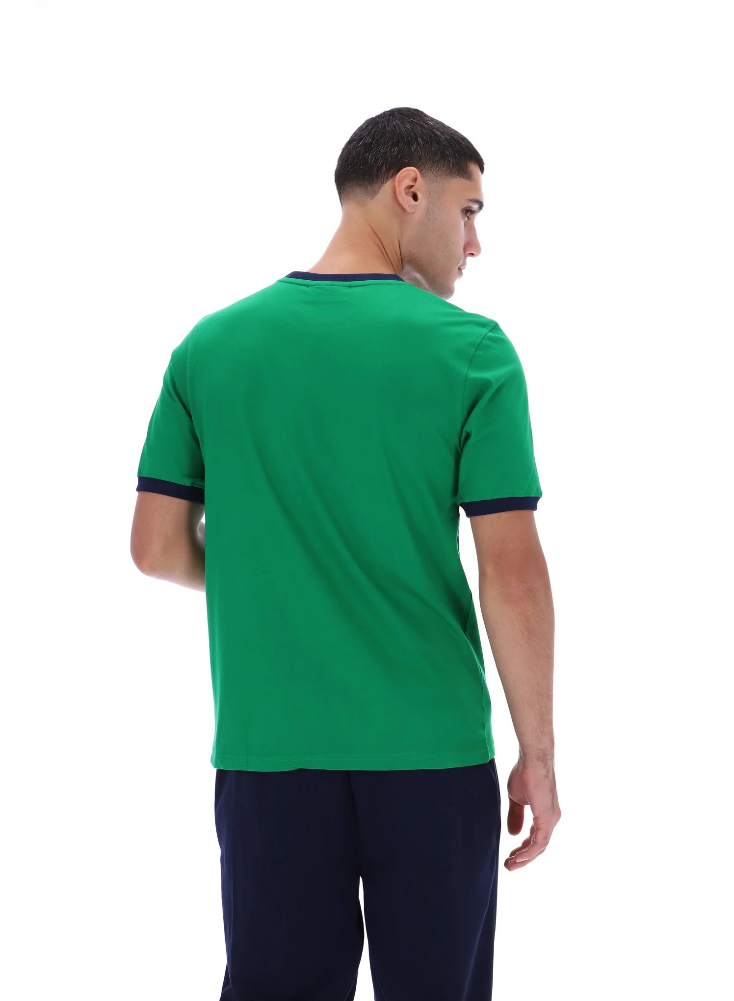Green Marconi Essential Ringer T-Shirt - Image 7