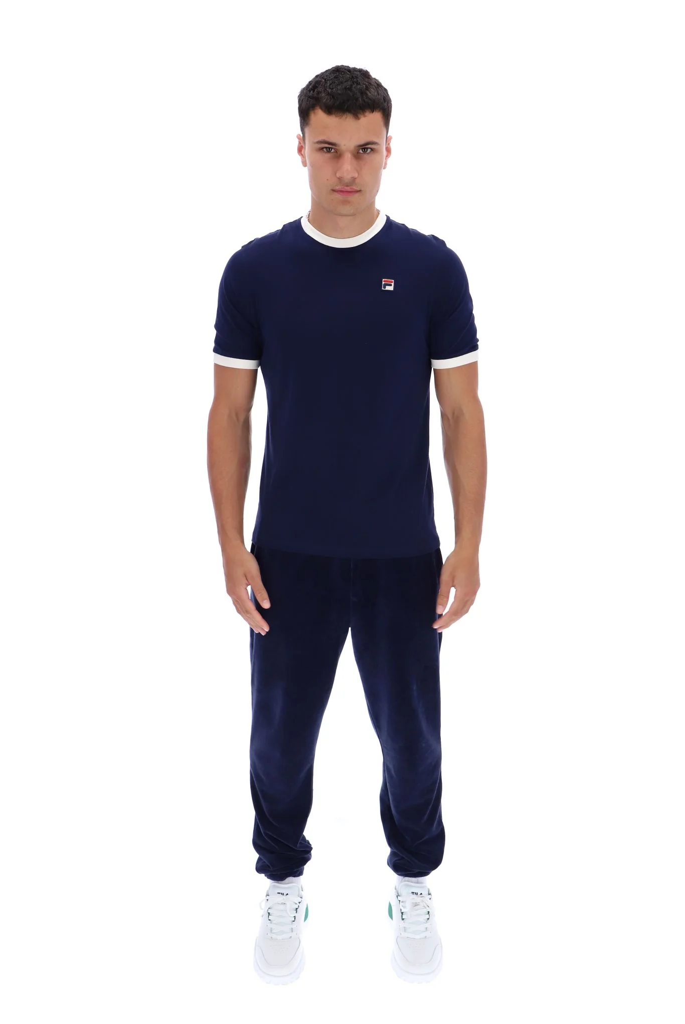 Fila Navy Marconi Essential Ringer T-Shirt - Image 4