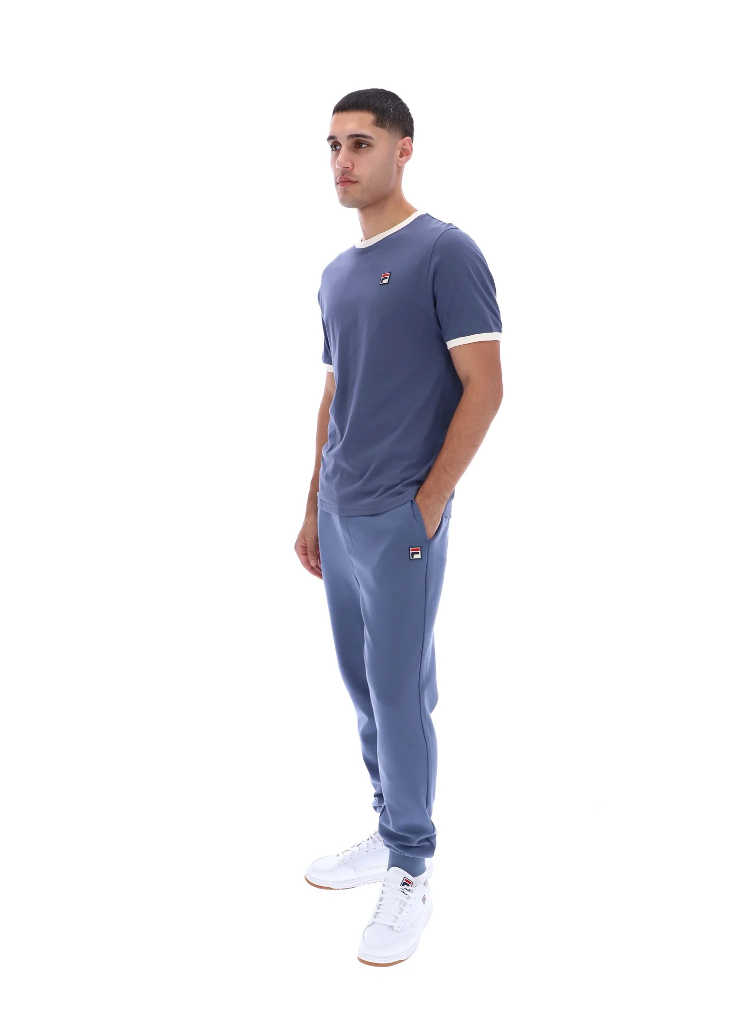 Vintage Indigo Marconi Essential Ringer T-Shirt - Image 5