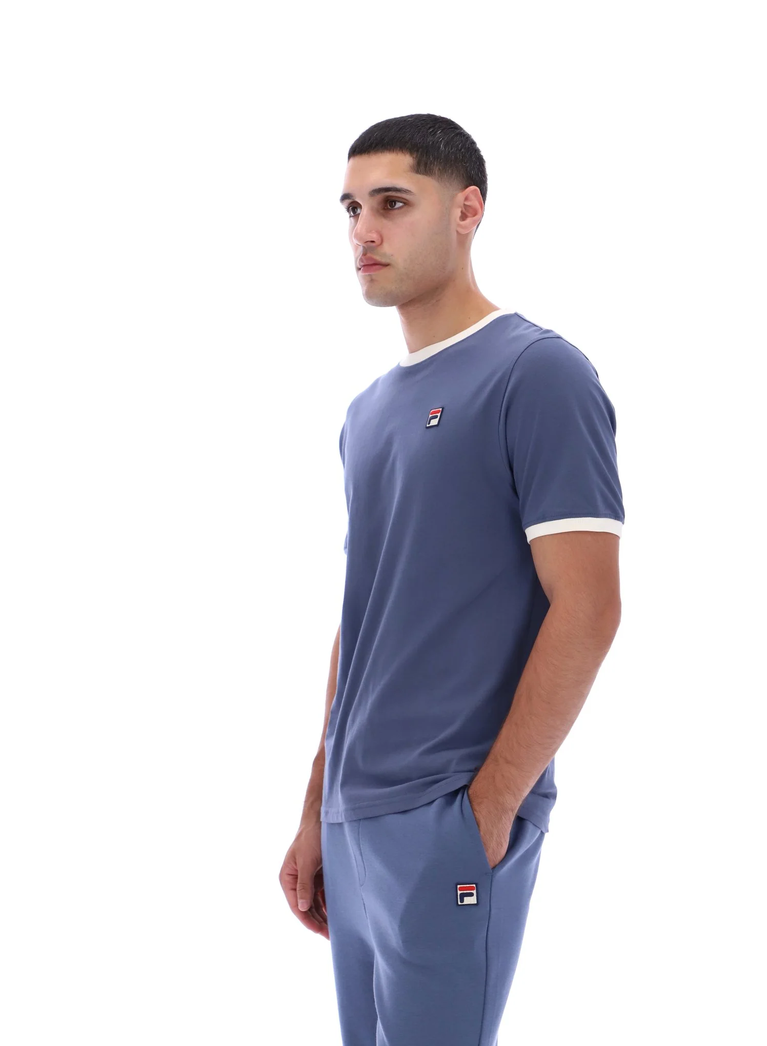 Vintage Indigo Marconi Essential Ringer T-Shirt - Image 7