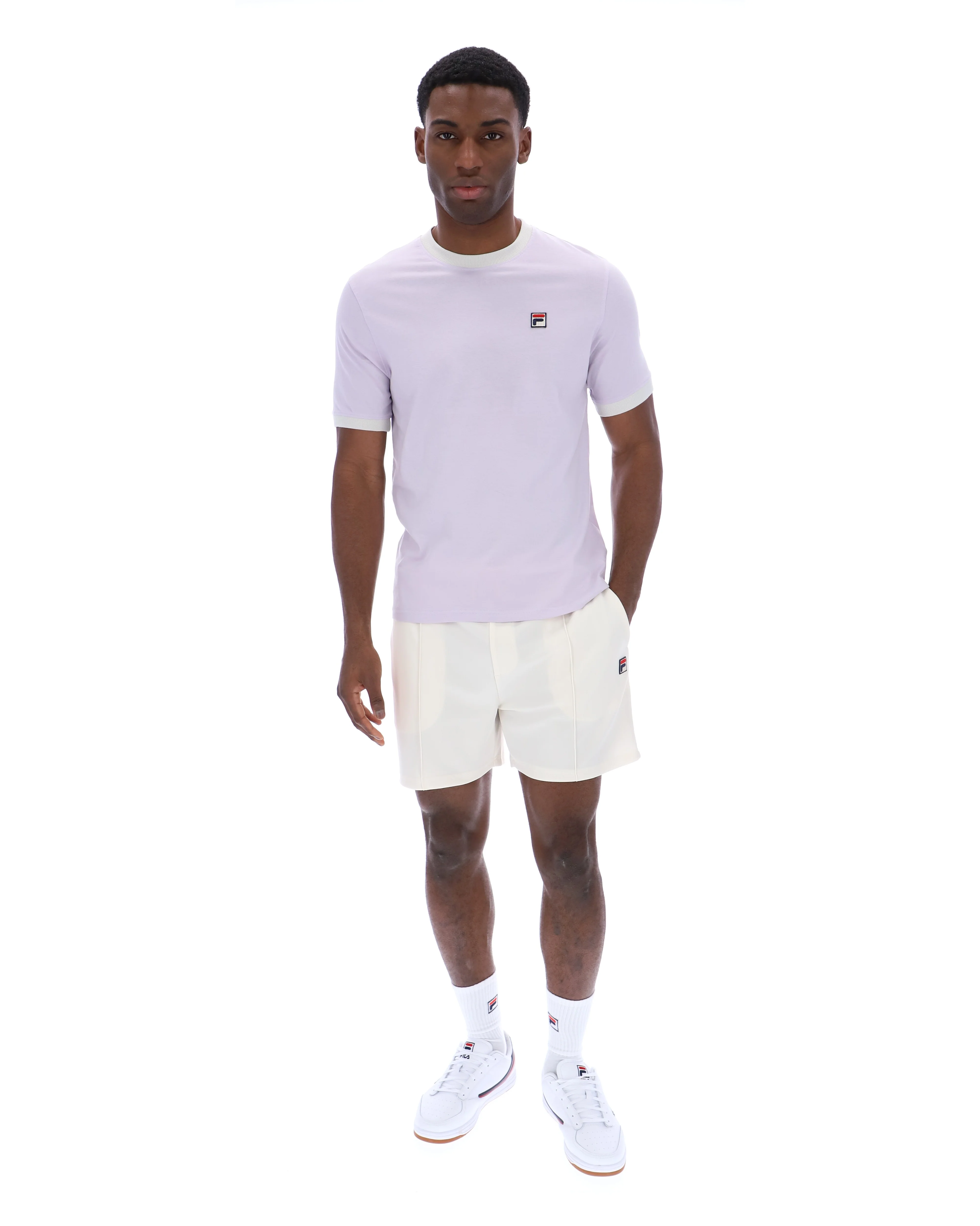 Misty Lilac Marconi Essential Ringer T-Shirt - Image 4