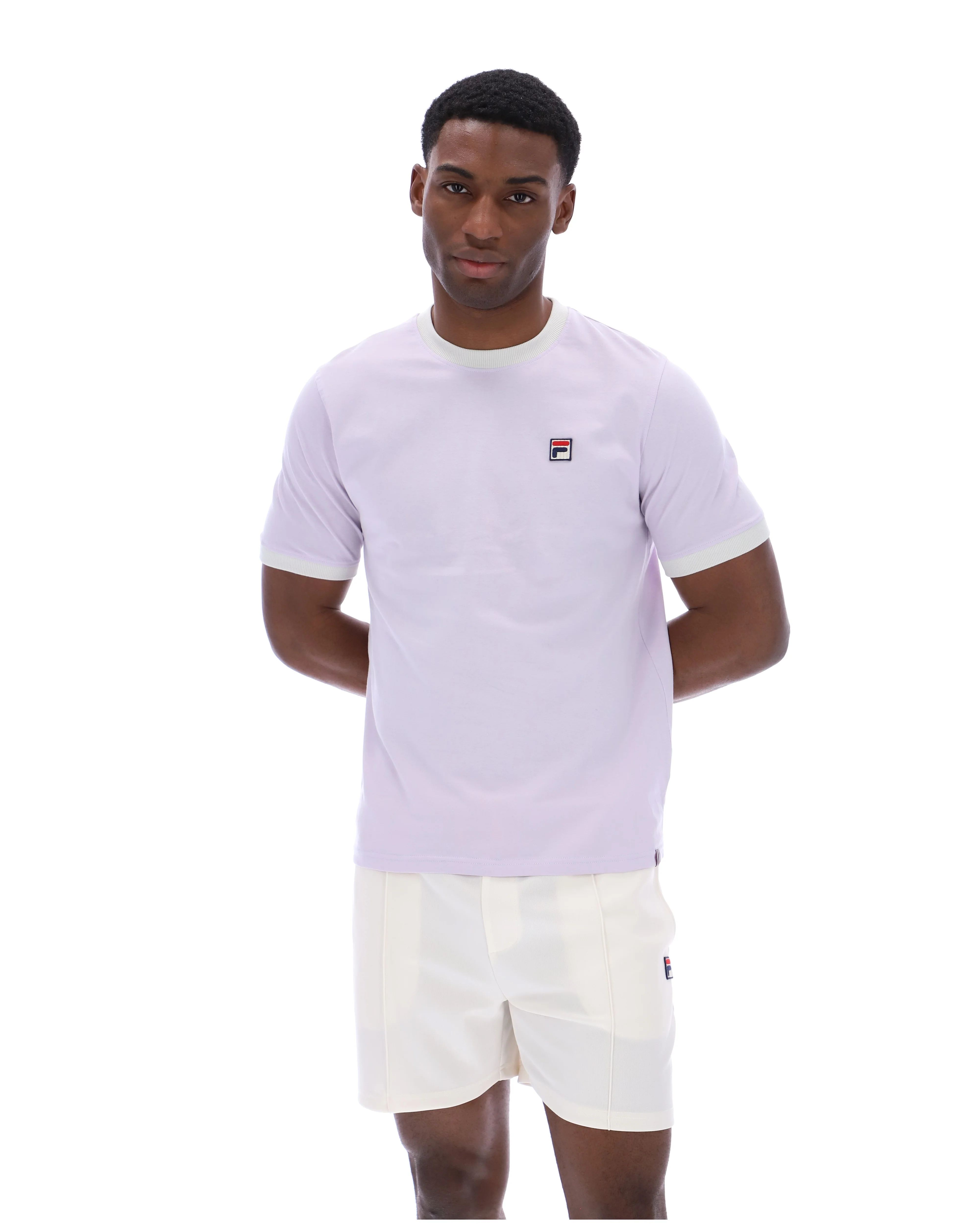 Misty Lilac Marconi Essential Ringer T-Shirt - Image 6