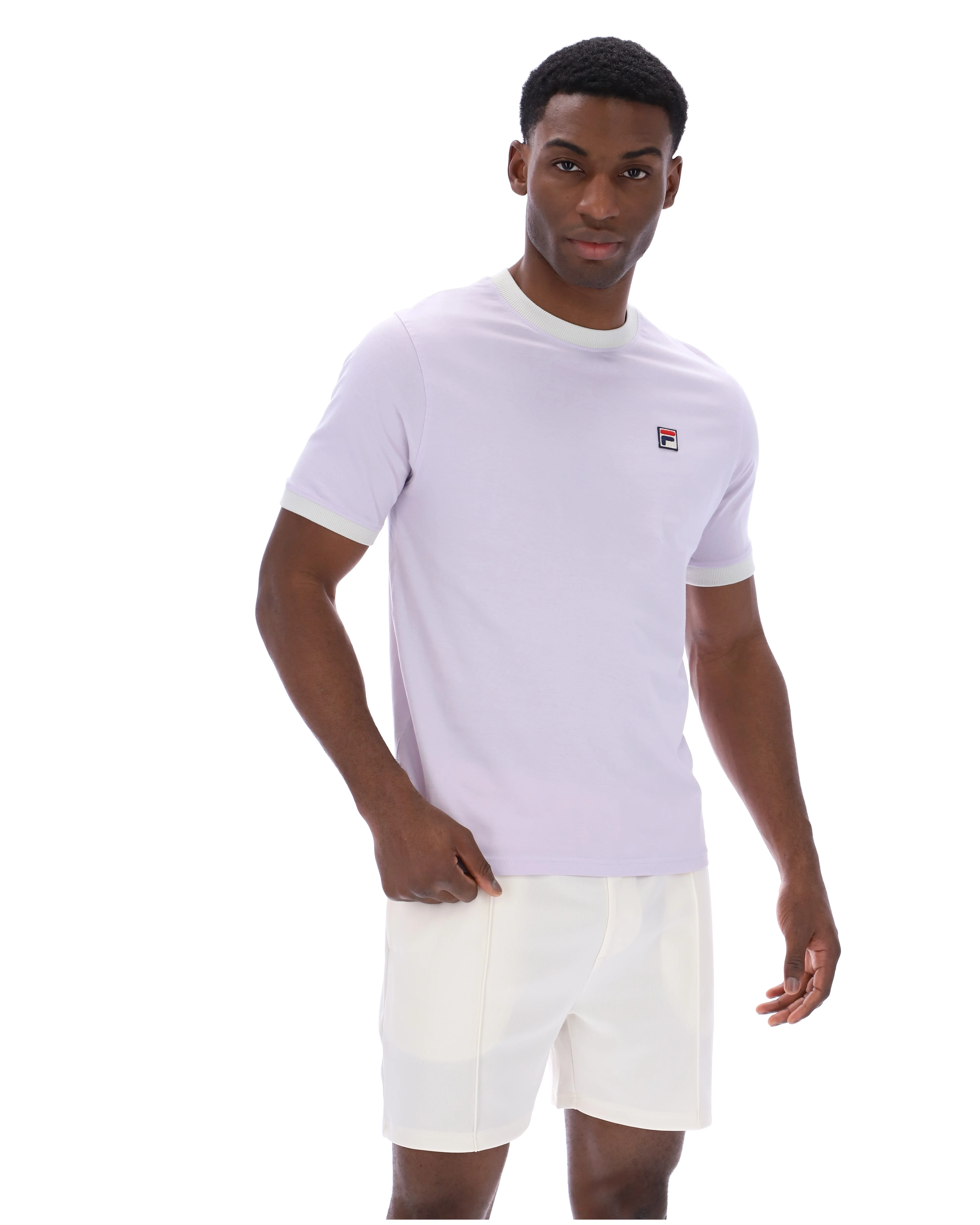Misty Lilac Marconi Essential Ringer T-Shirt - Image 7