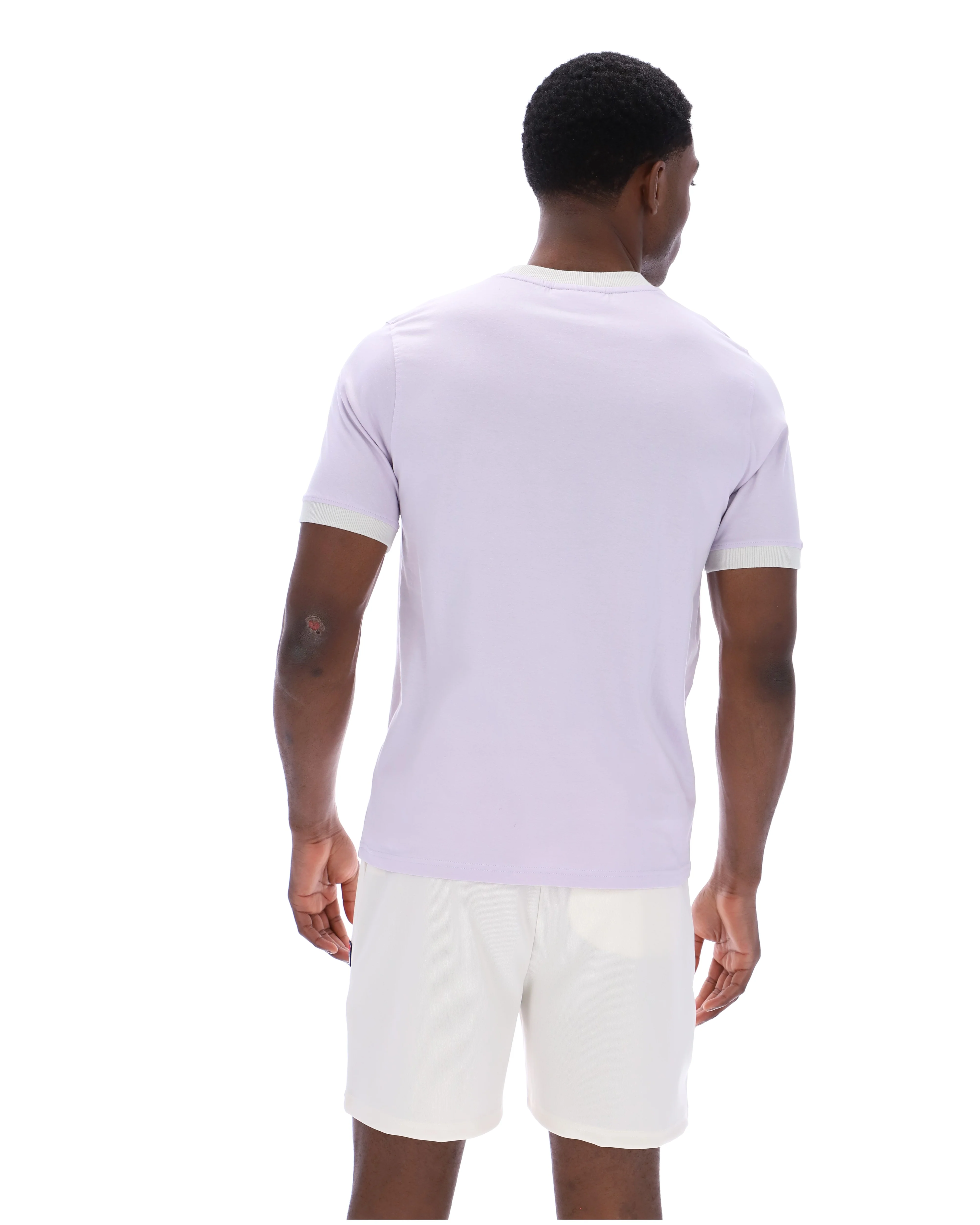 Misty Lilac Marconi Essential Ringer T-Shirt - Image 8
