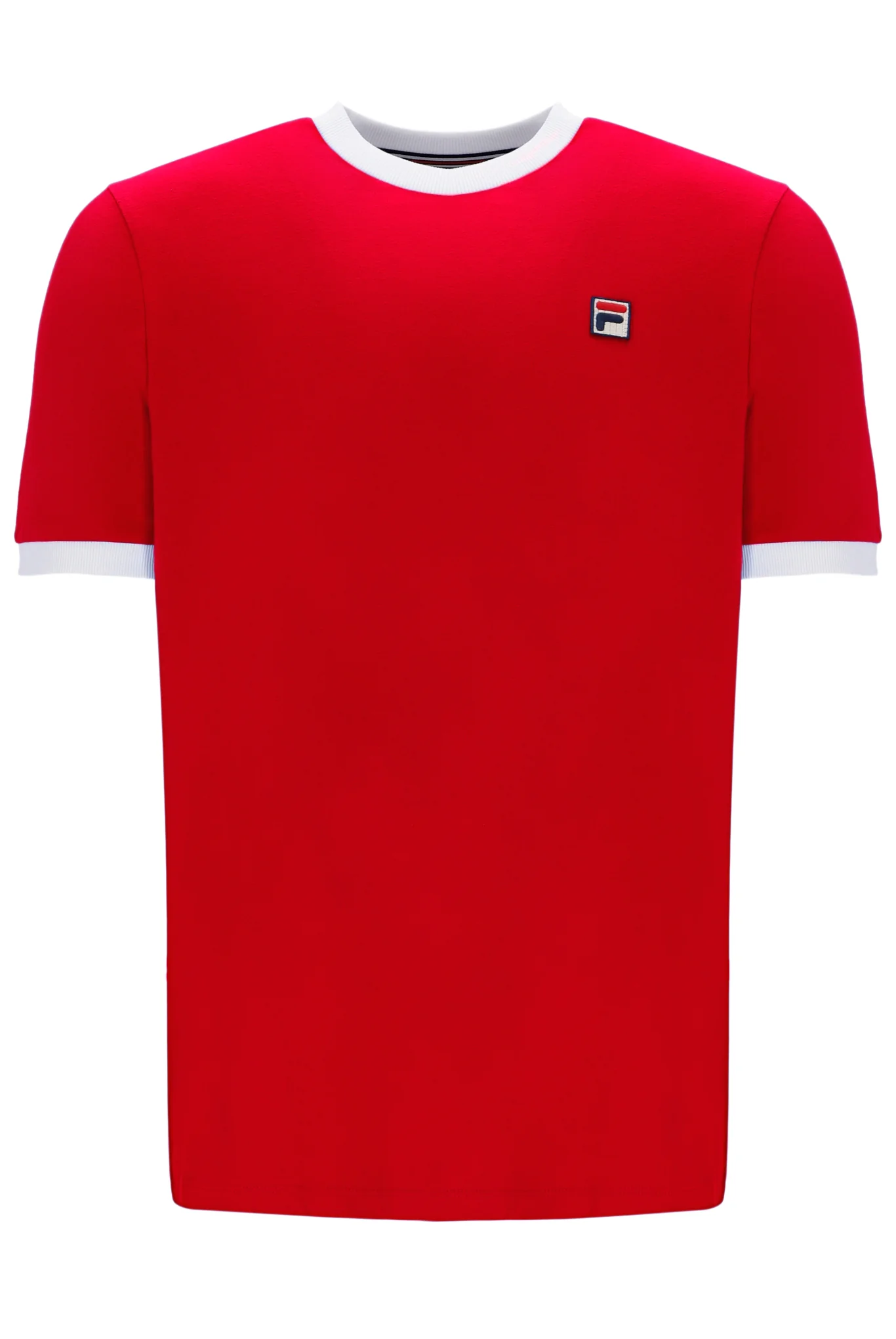 Chinese Red Marconi Essential Ringer T-Shirt - Image 5