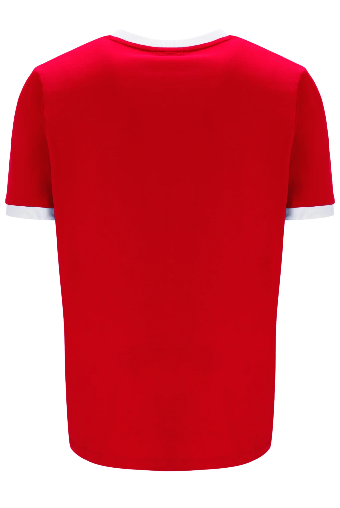 Chinese Red Marconi Essential Ringer T-Shirt - Image 6