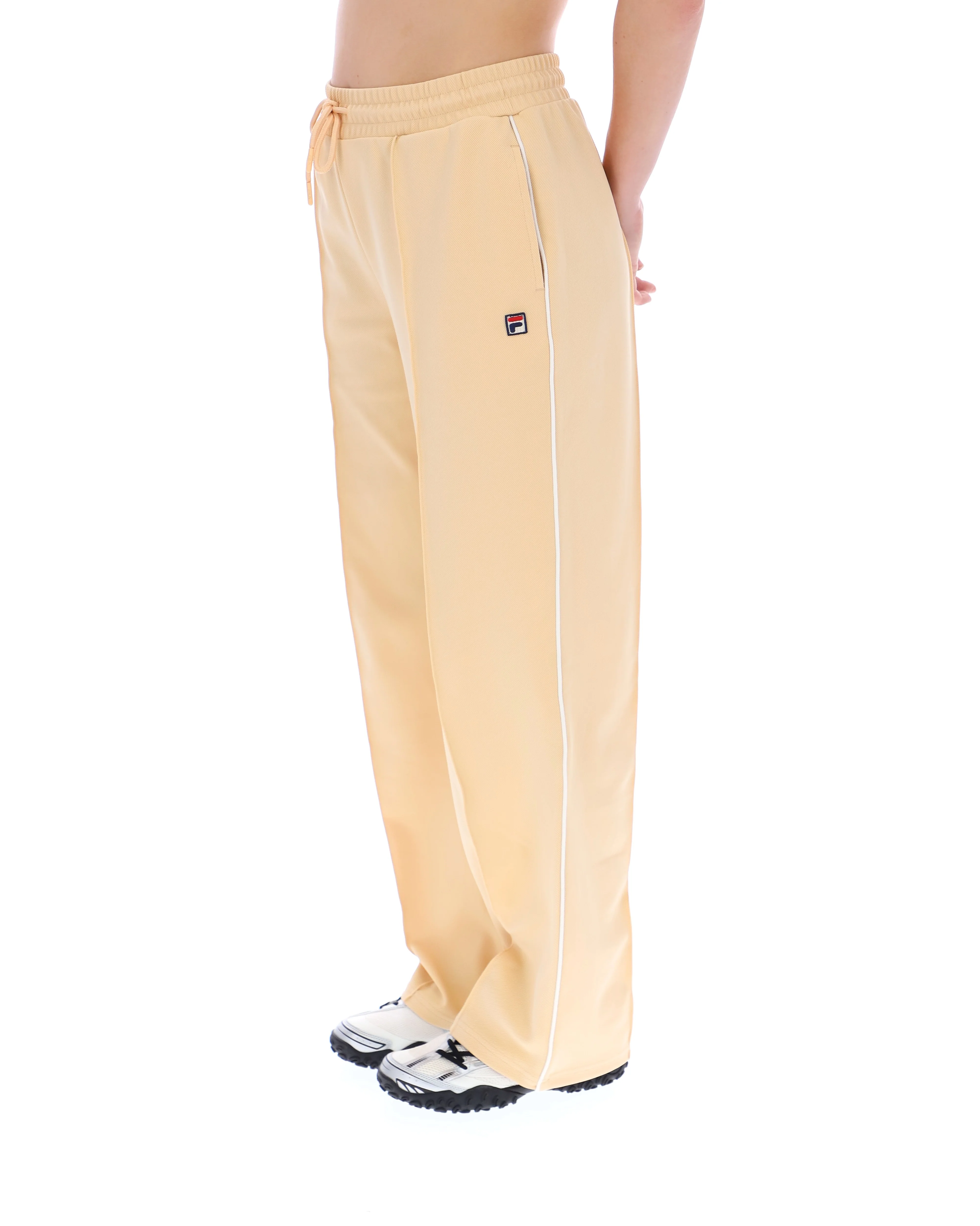Classic Beige Marina Wide-Leg Trackpant - Image 3