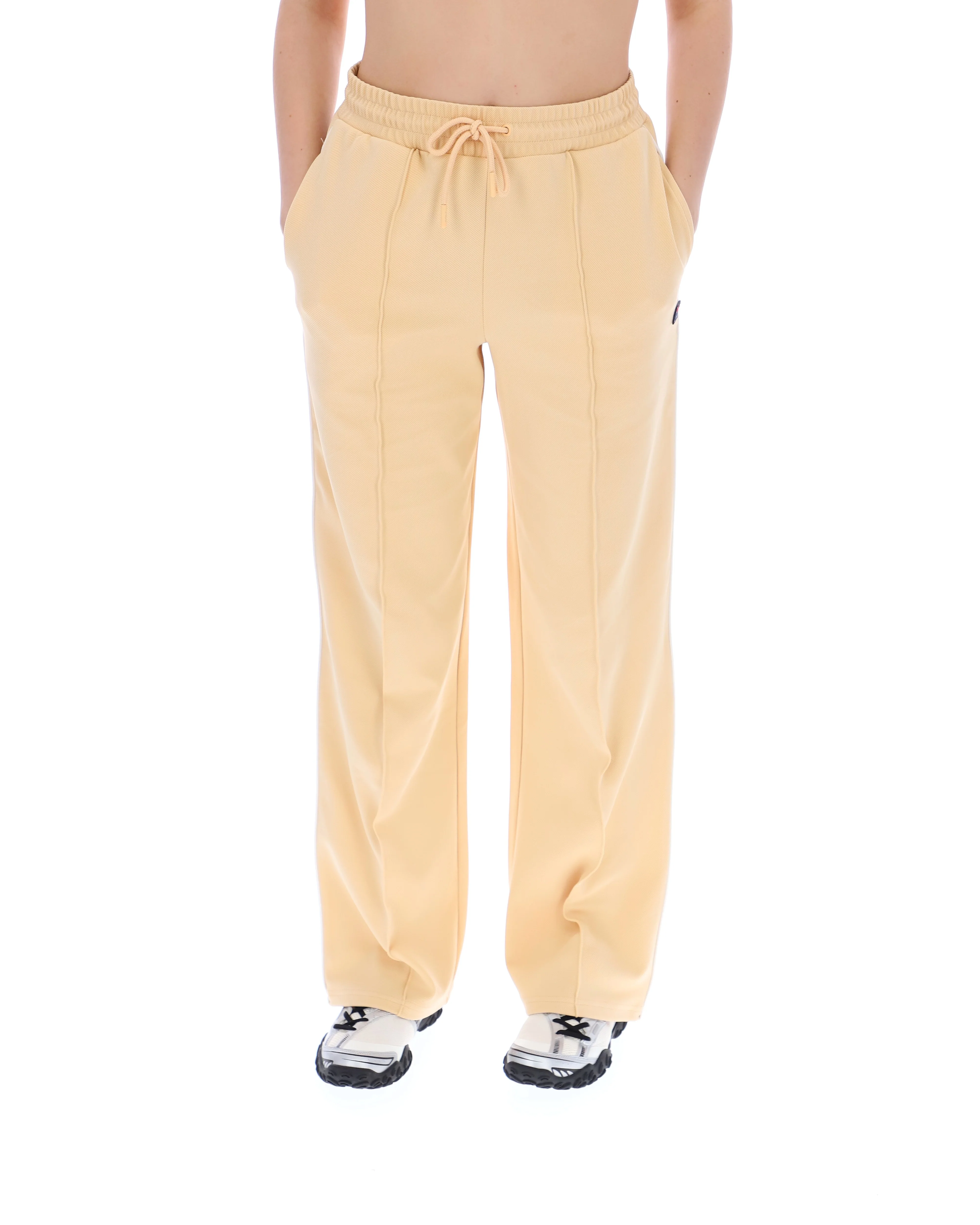 Classic Beige Marina Wide-Leg Trackpant - Image 4