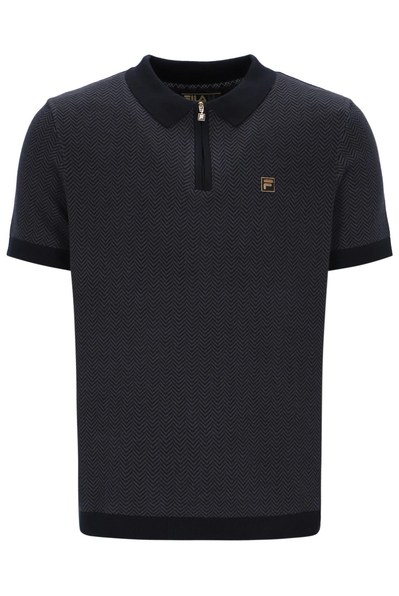 Black Marty Zip Polo - Image 2