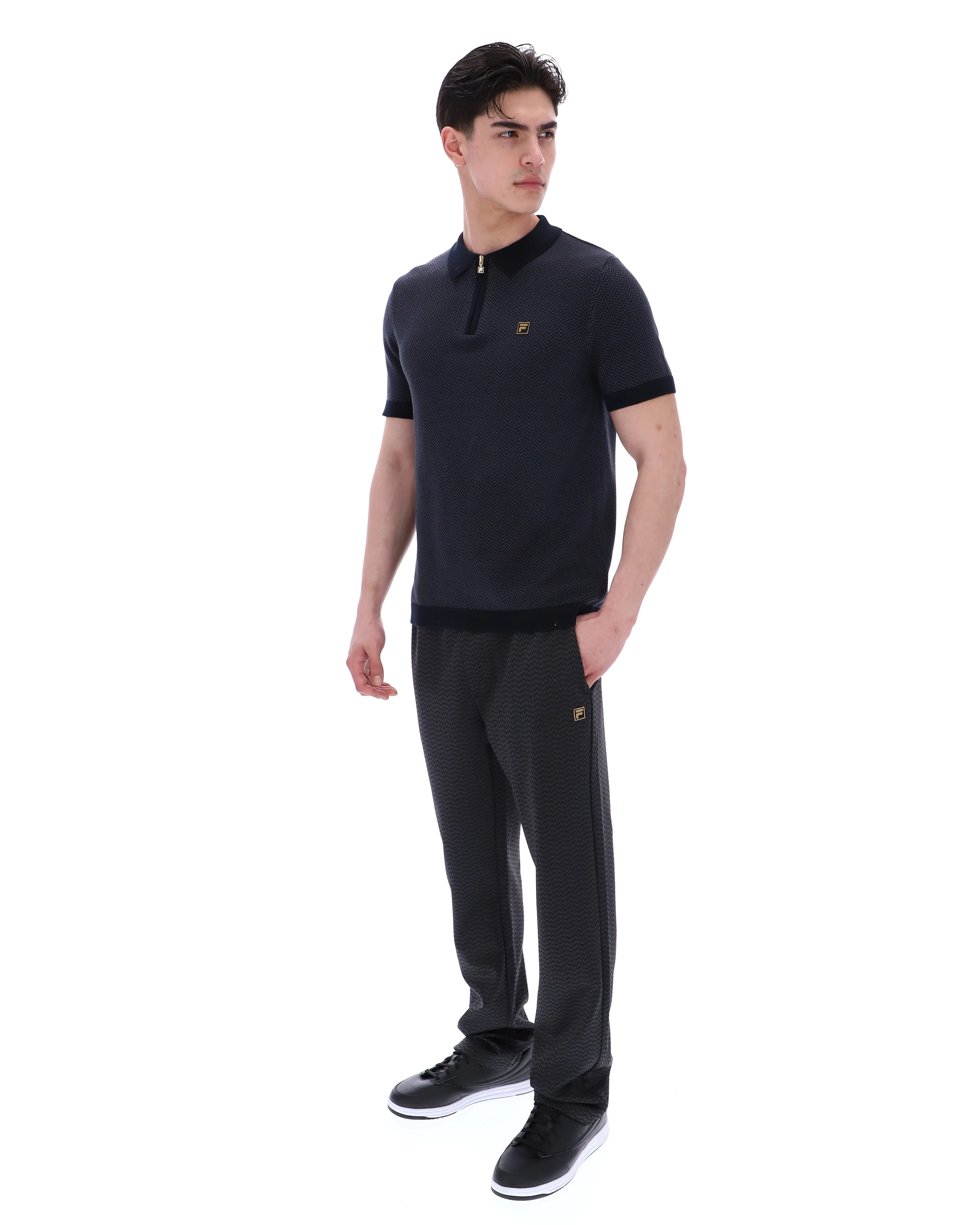 Black Marty Zip Polo - Image 3