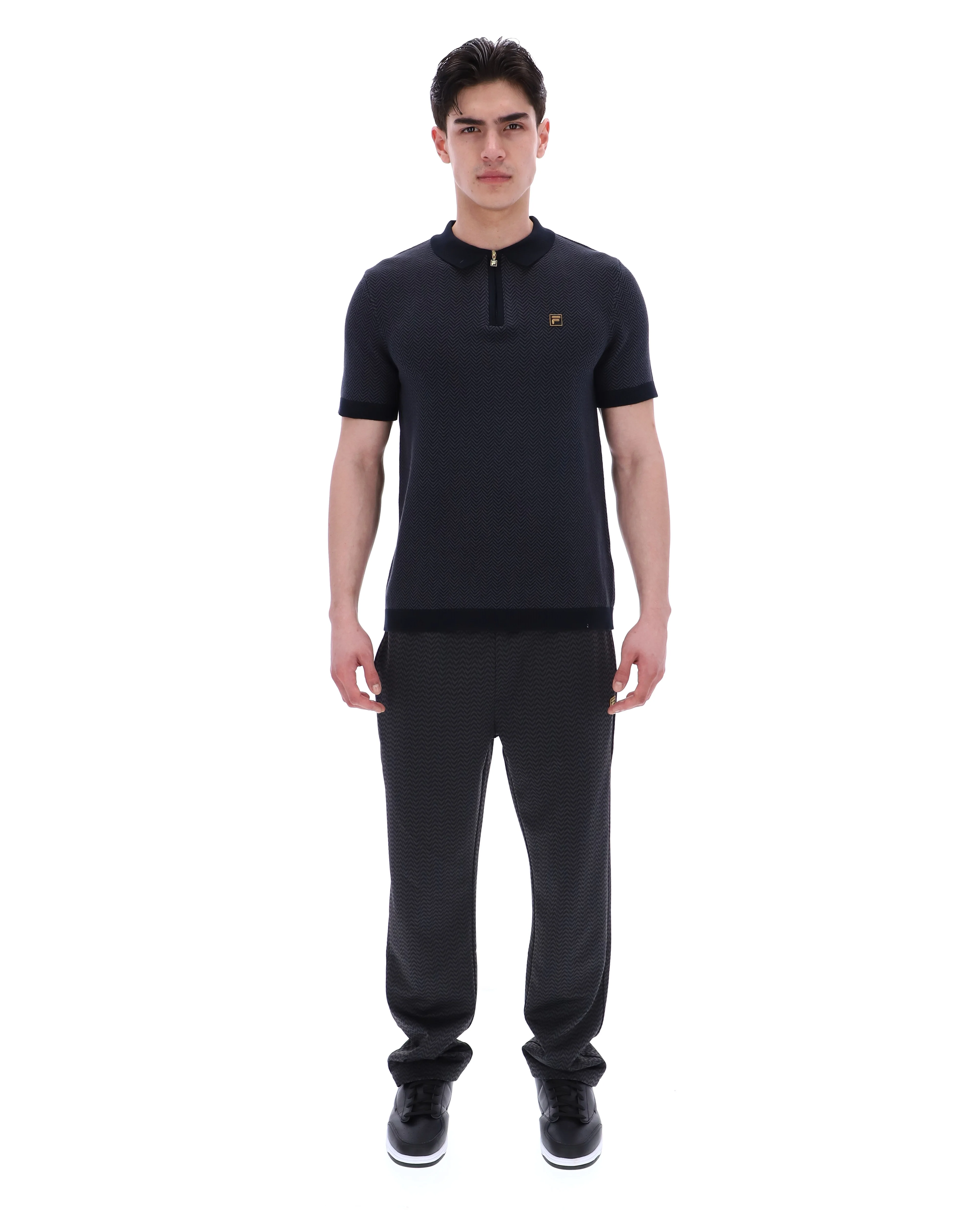 Black Marty Zip Polo - Image 4