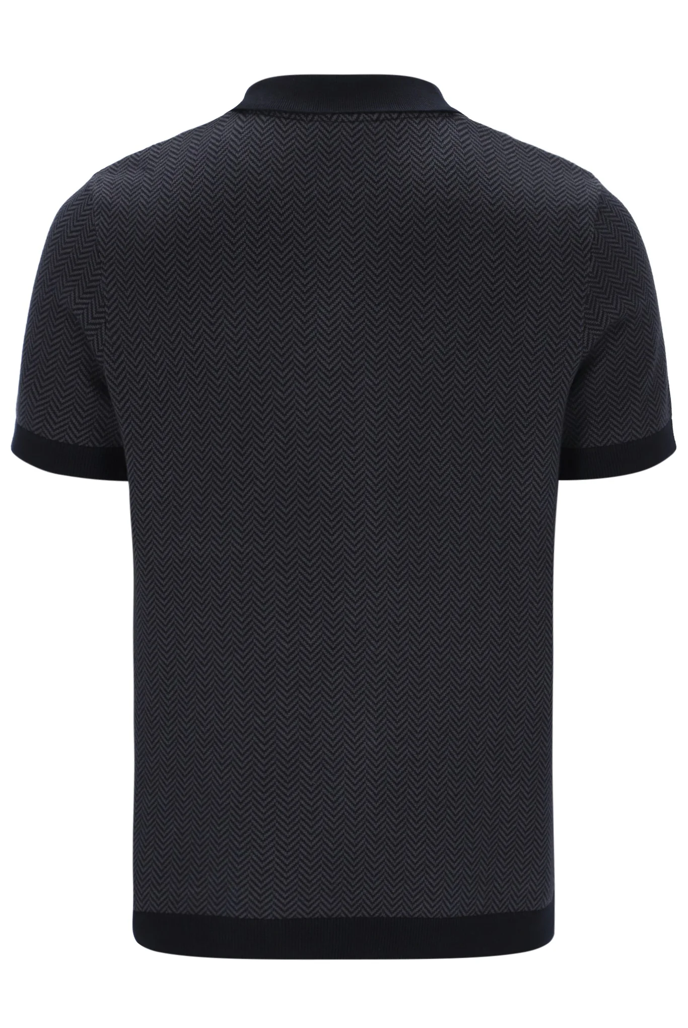 Black Marty Zip Polo - Image 9