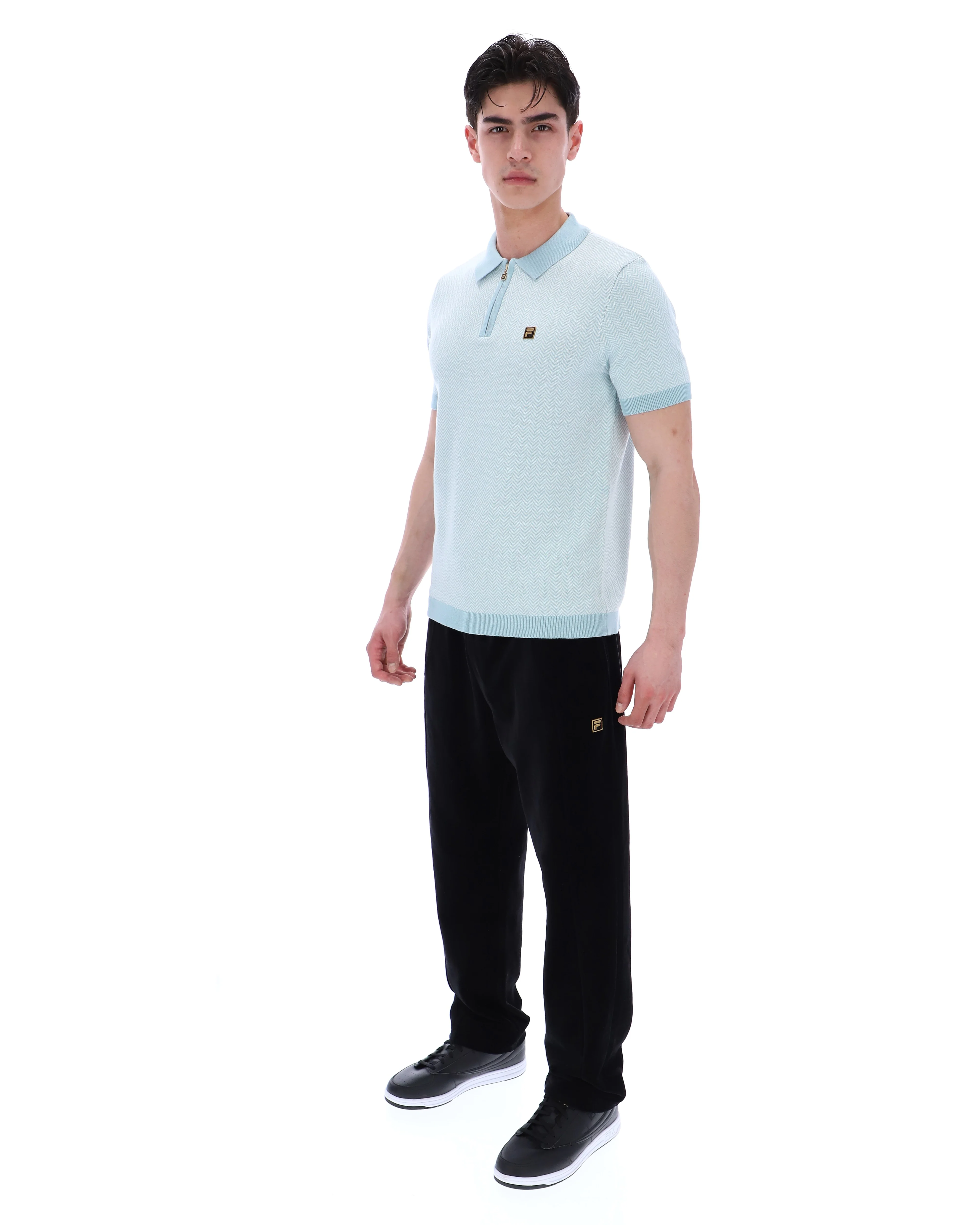 Sterling Blue Marty Zip Polo - Image 3