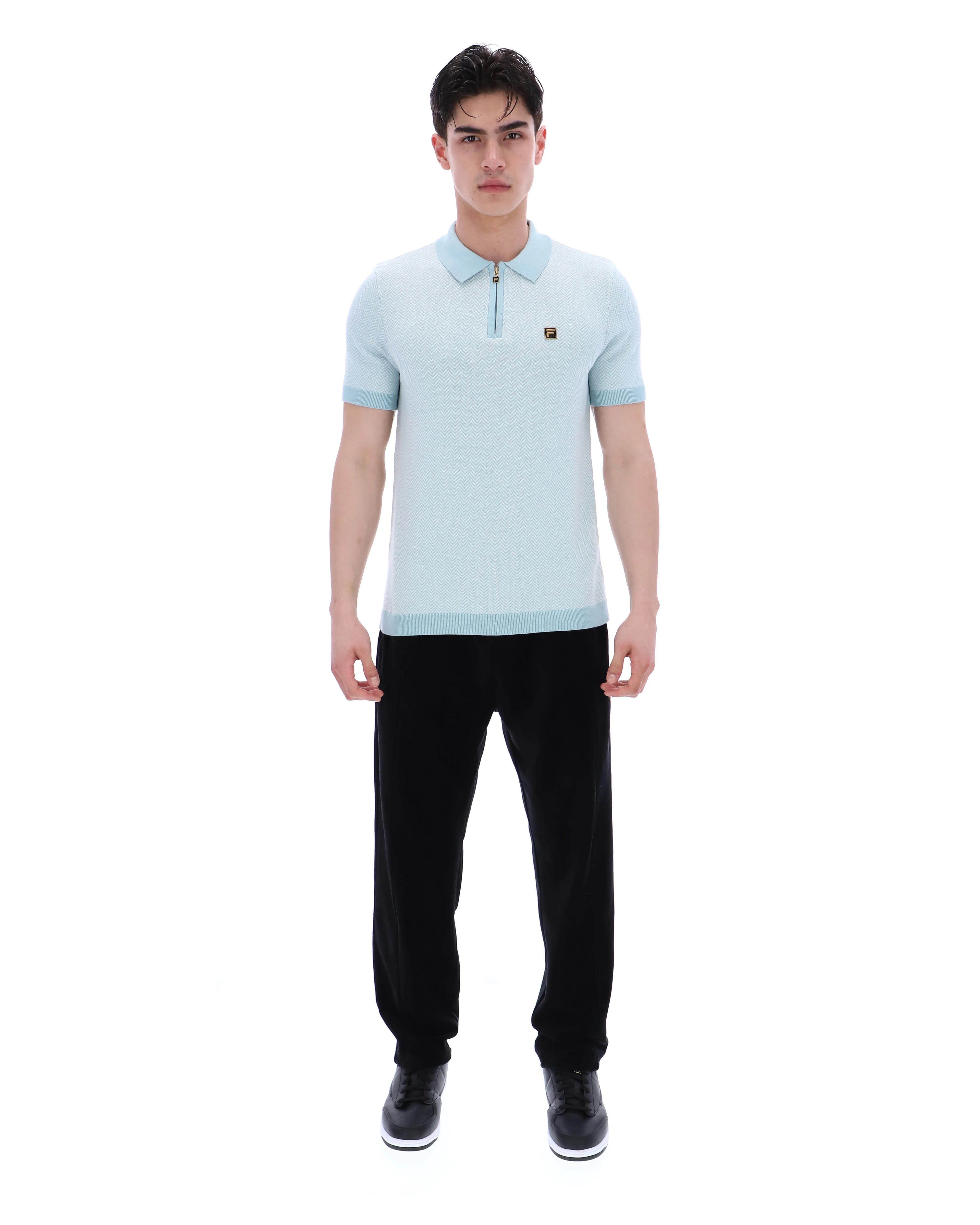 Sterling Blue Marty Zip Polo - Image 4