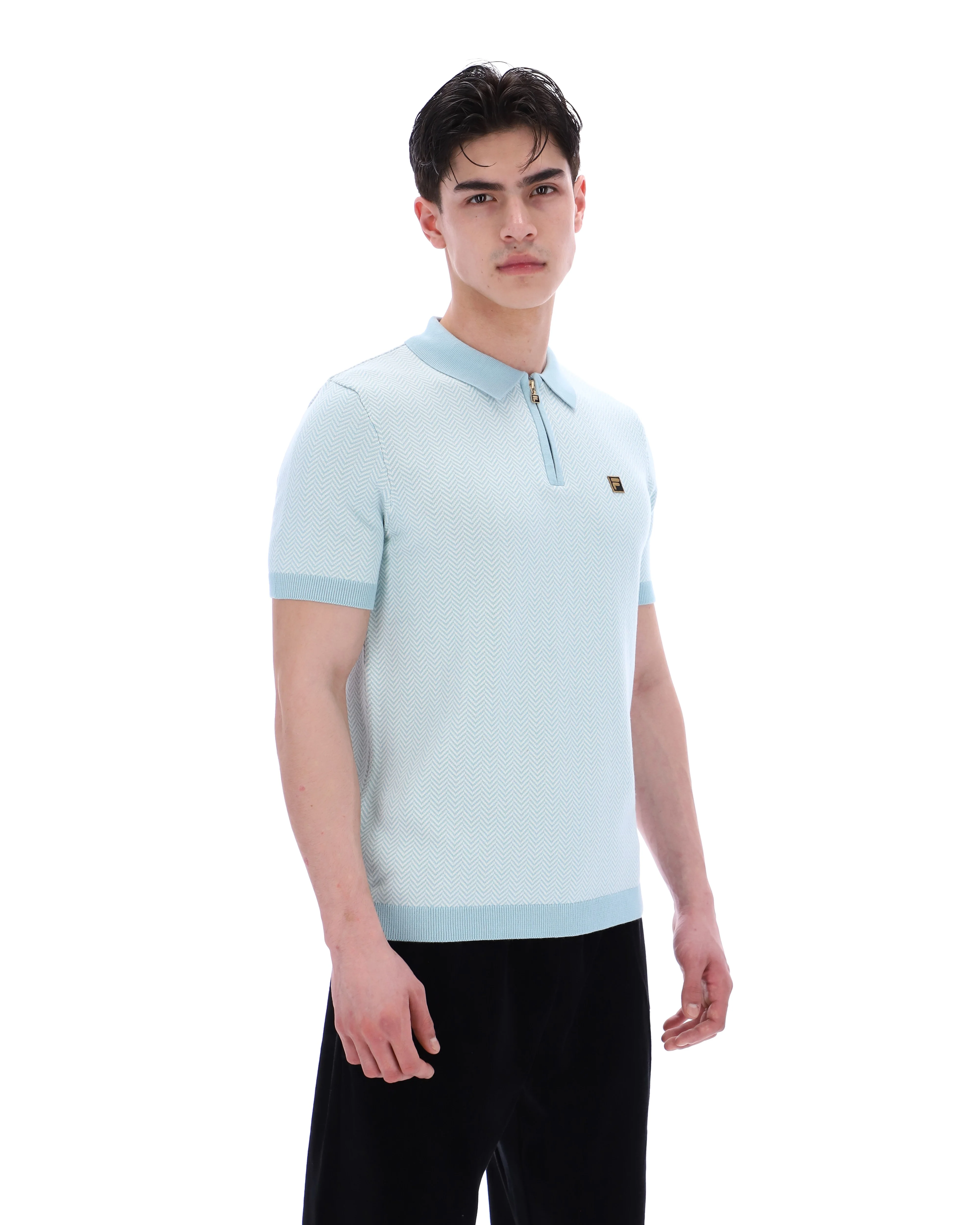 Sterling Blue Marty Zip Polo - Image 7