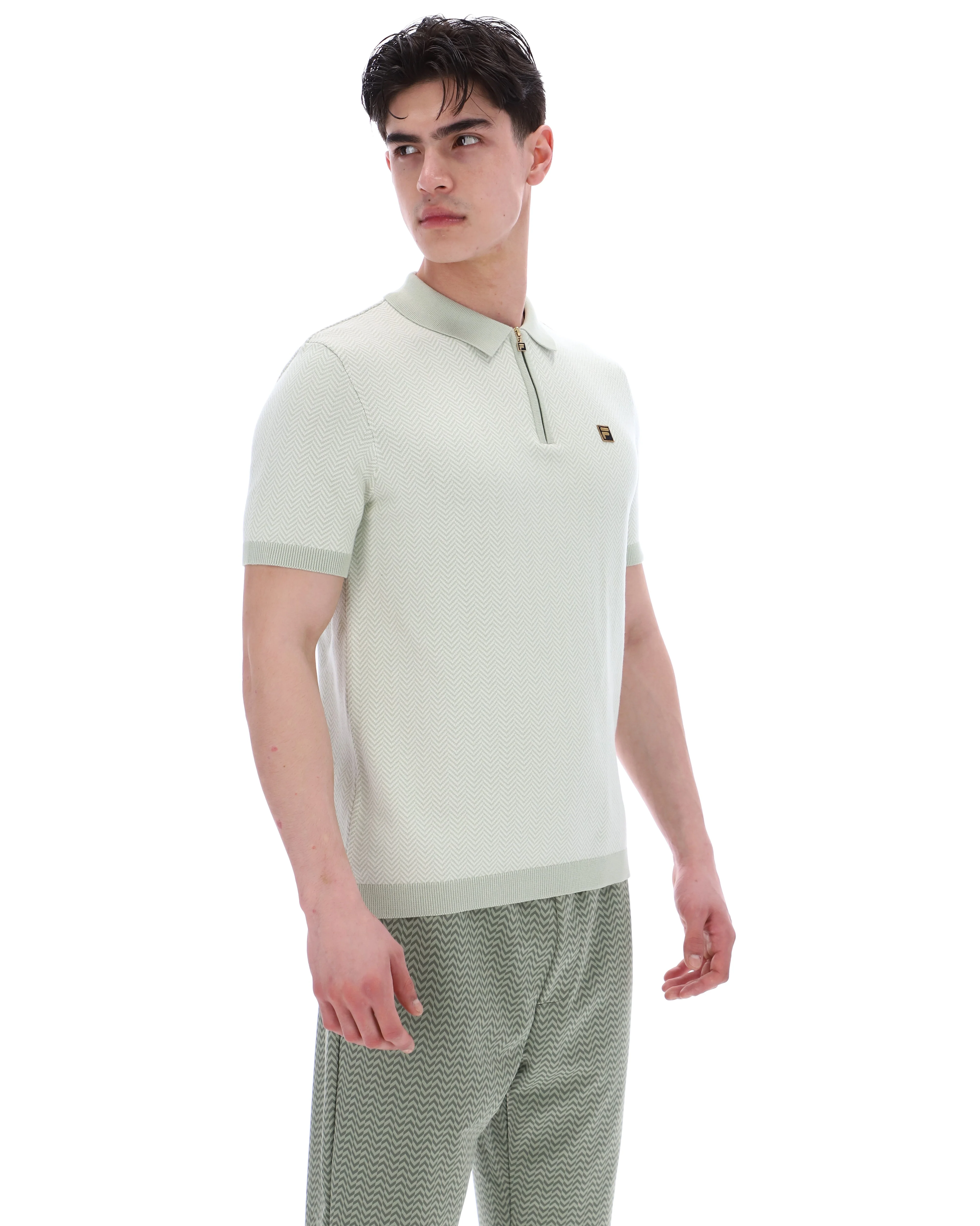 Sea Foam Marty Zip Polo - Image 5