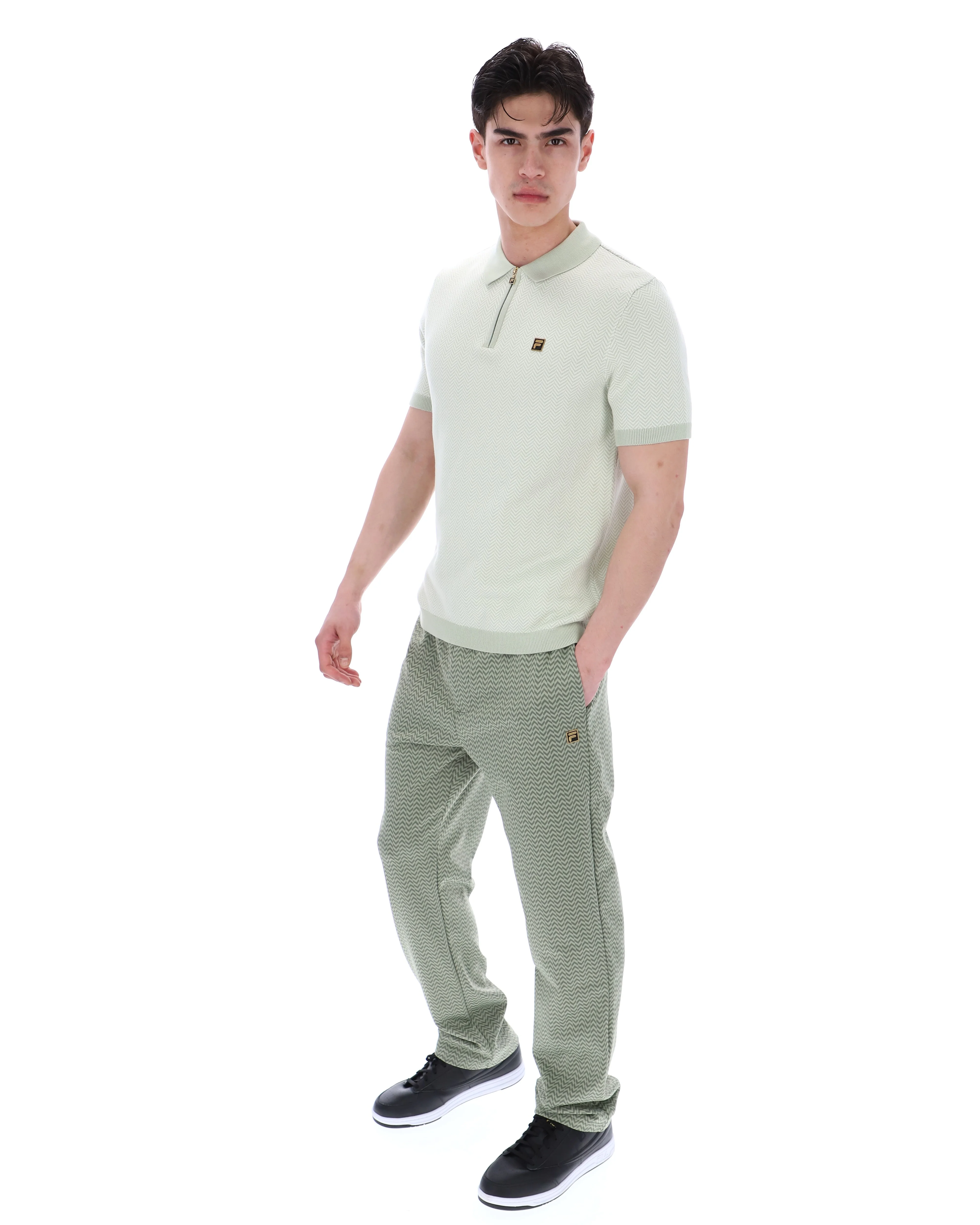 Sea Foam Marty Zip Polo - Image 6