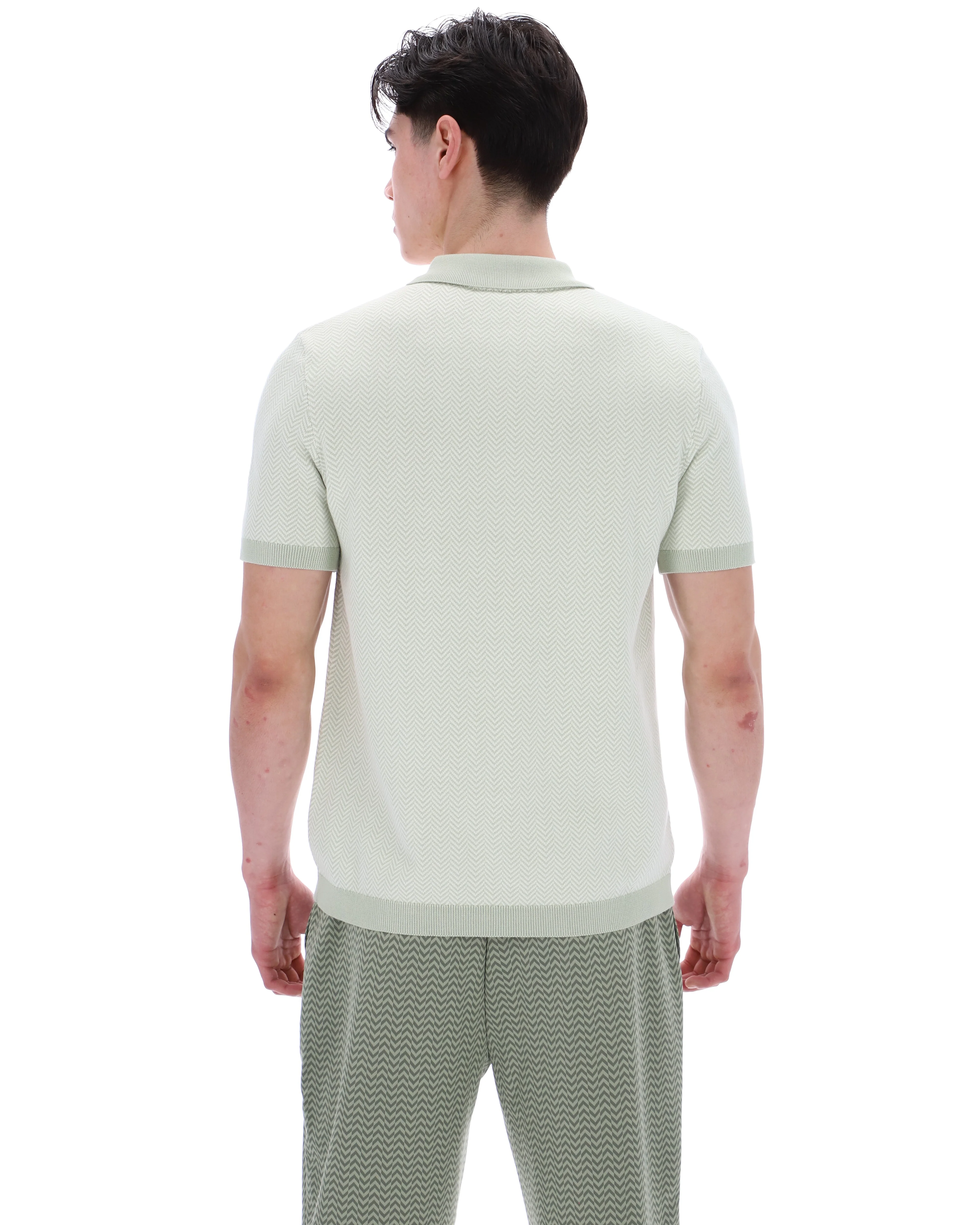 Sea Foam Marty Zip Polo - Image 8