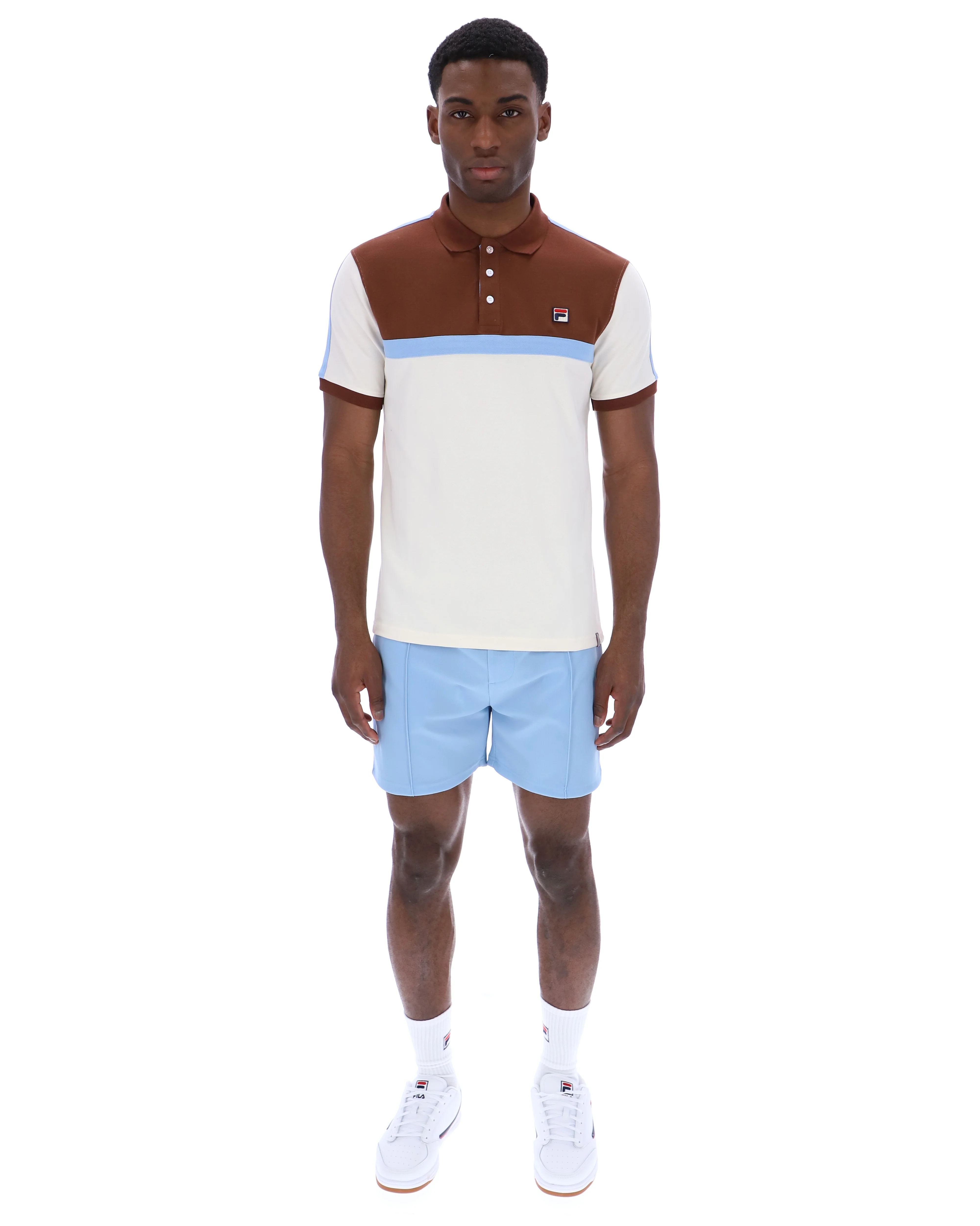 Gardenia Mattia Contrast Panel Polo Shirt - Image 4