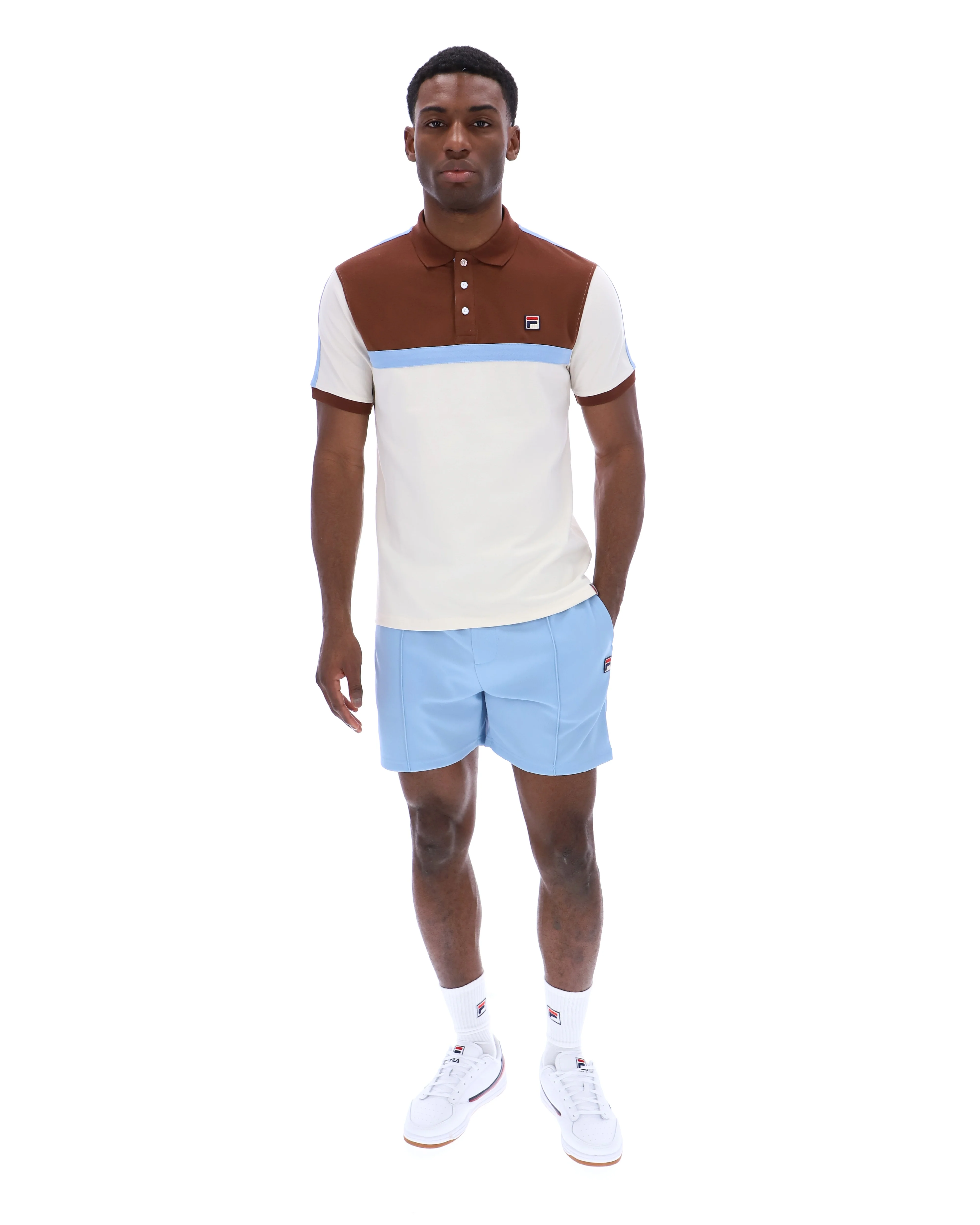 Gardenia Mattia Contrast Panel Polo Shirt - Image 7