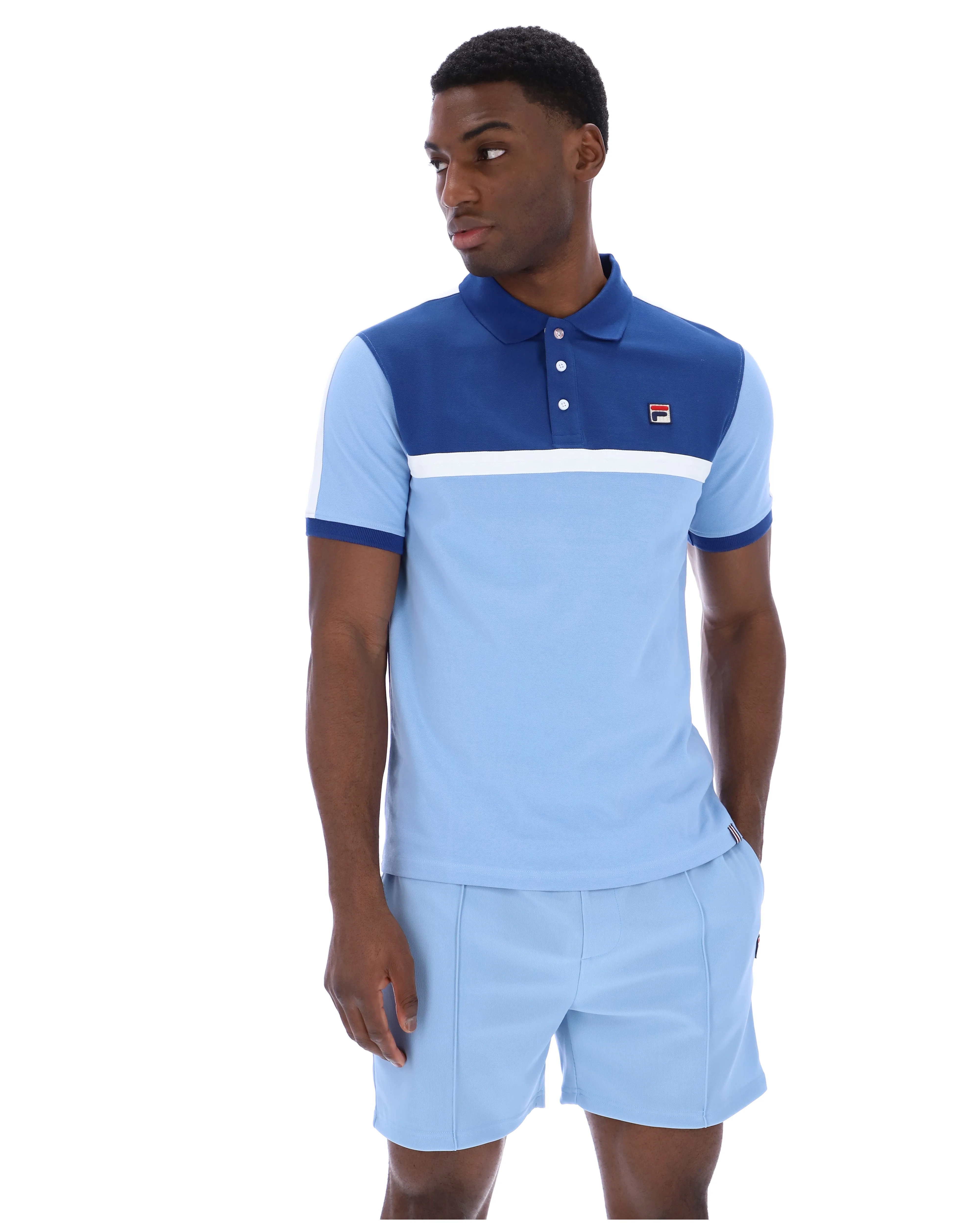 Frozen Fjord Mattia Contrast Panel Polo Shirt - Image 4