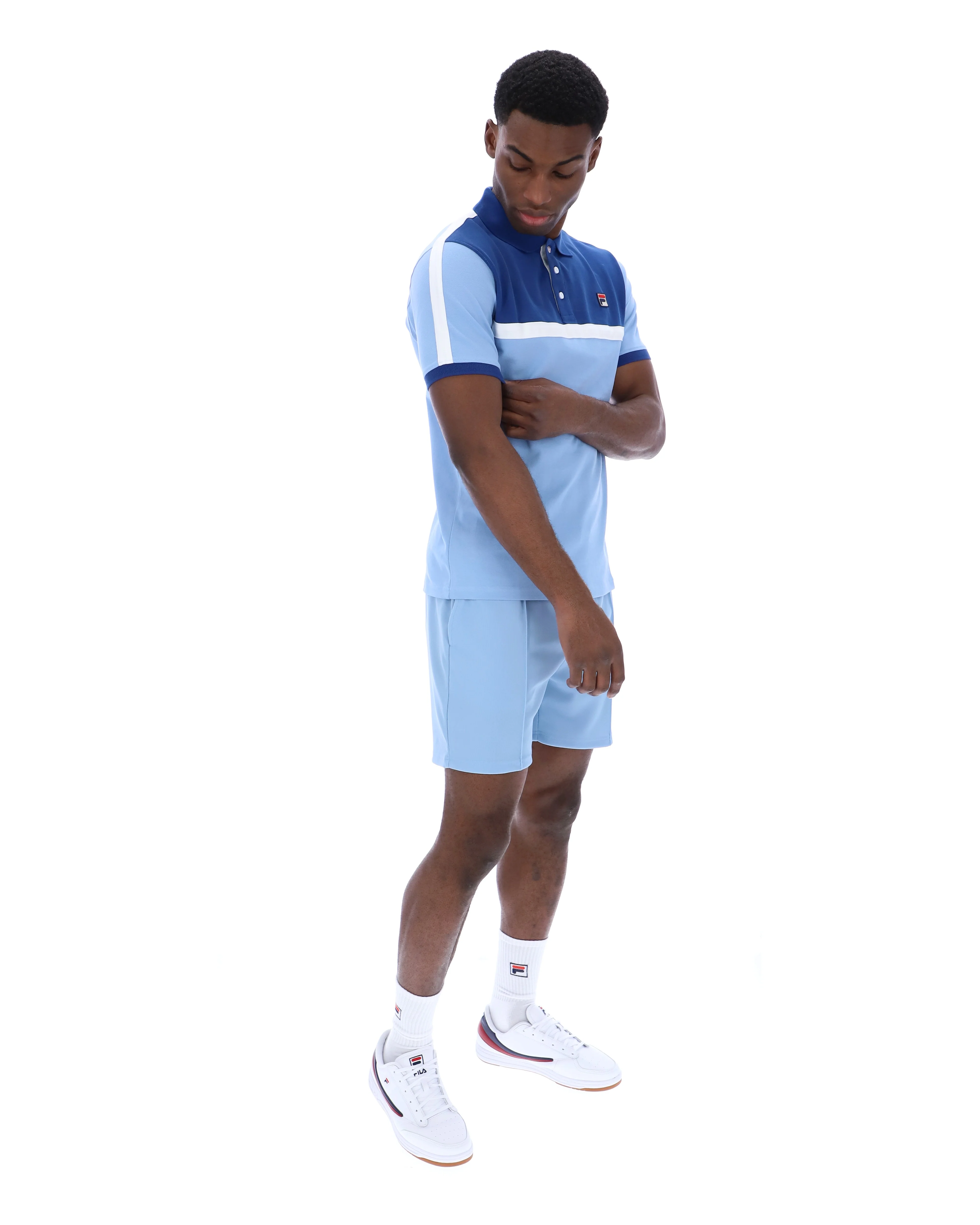 Frozen Fjord Mattia Contrast Panel Polo Shirt - Image 5