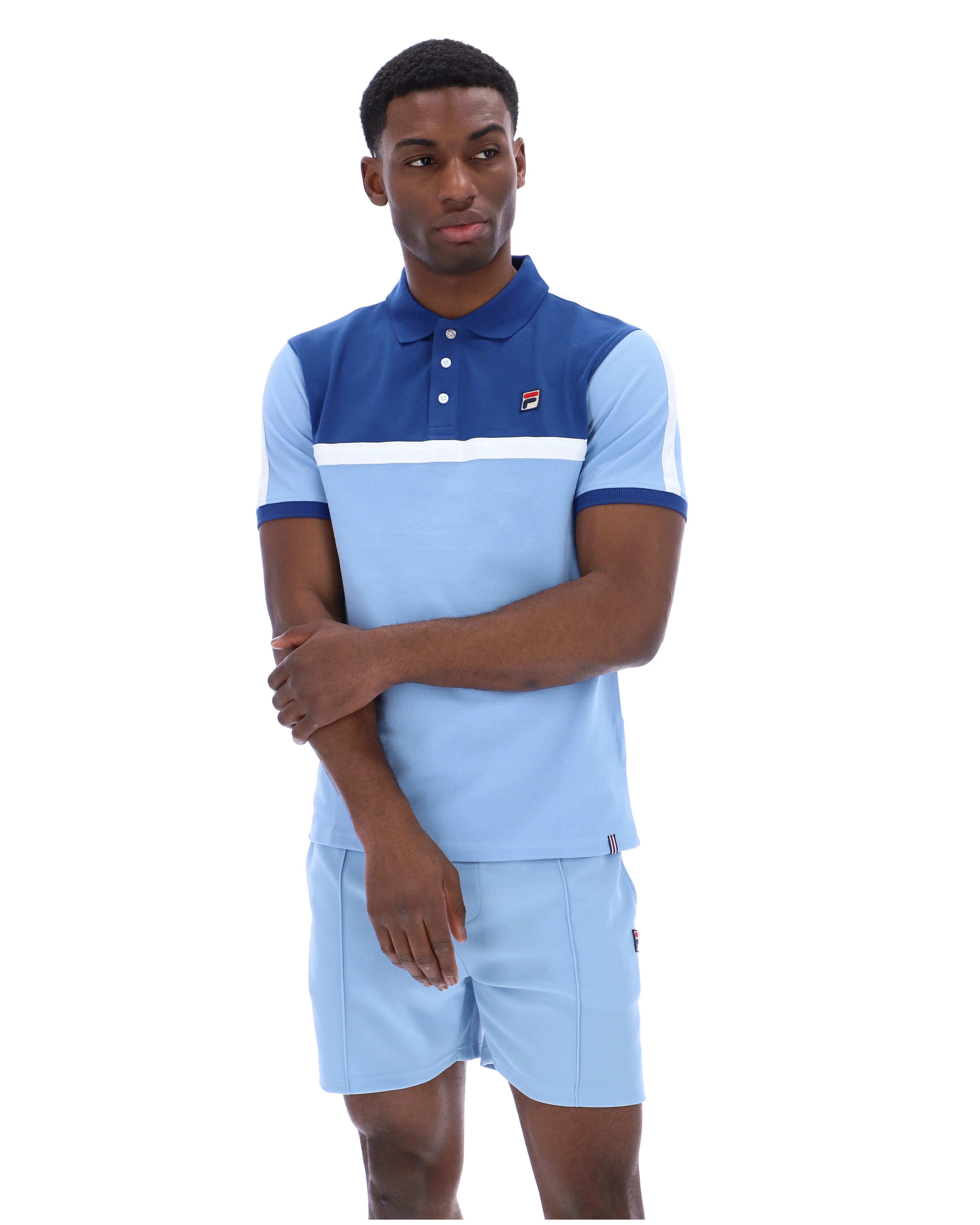 Frozen Fjord Mattia Contrast Panel Polo Shirt - Image 6