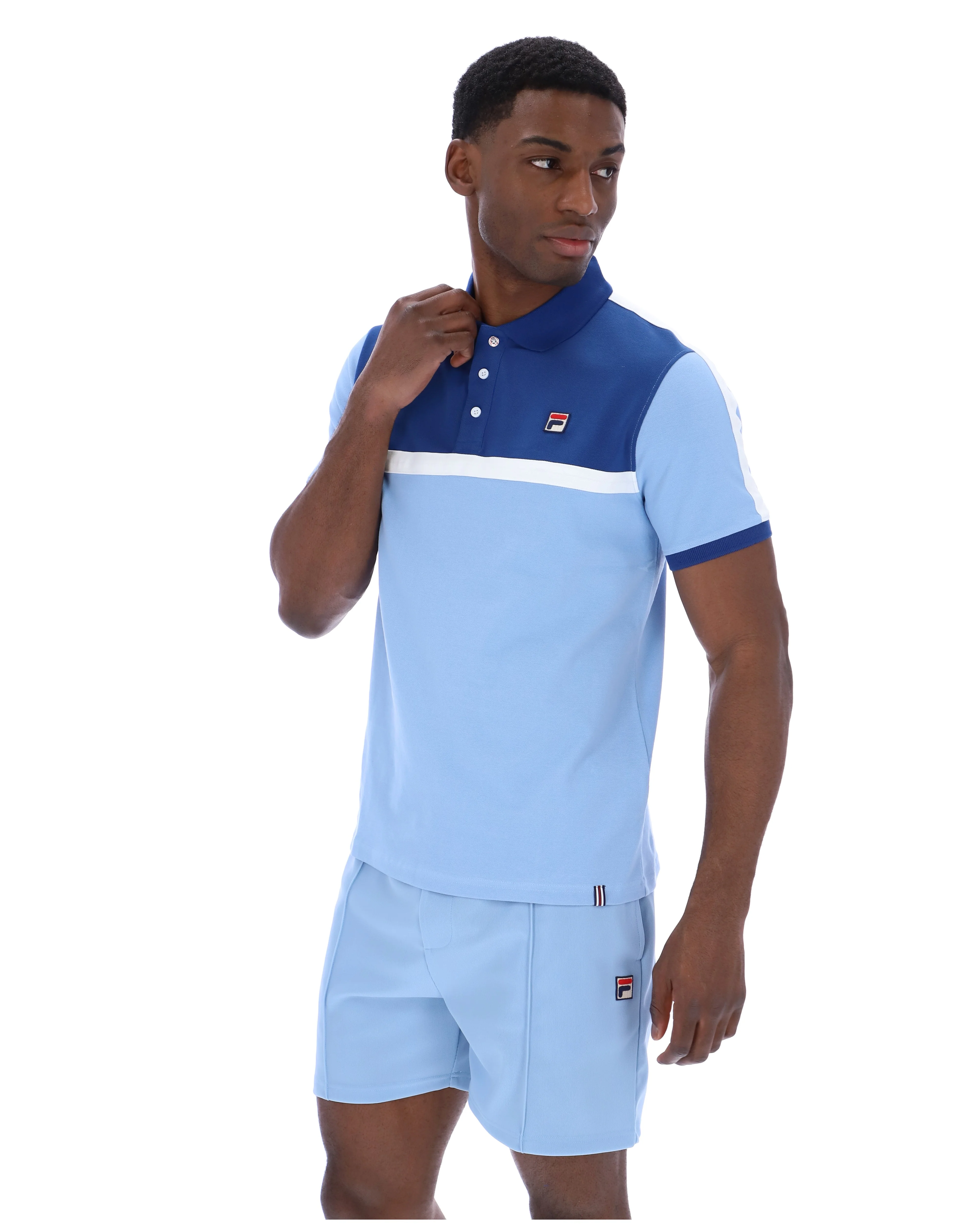 Frozen Fjord Mattia Contrast Panel Polo Shirt - Image 7