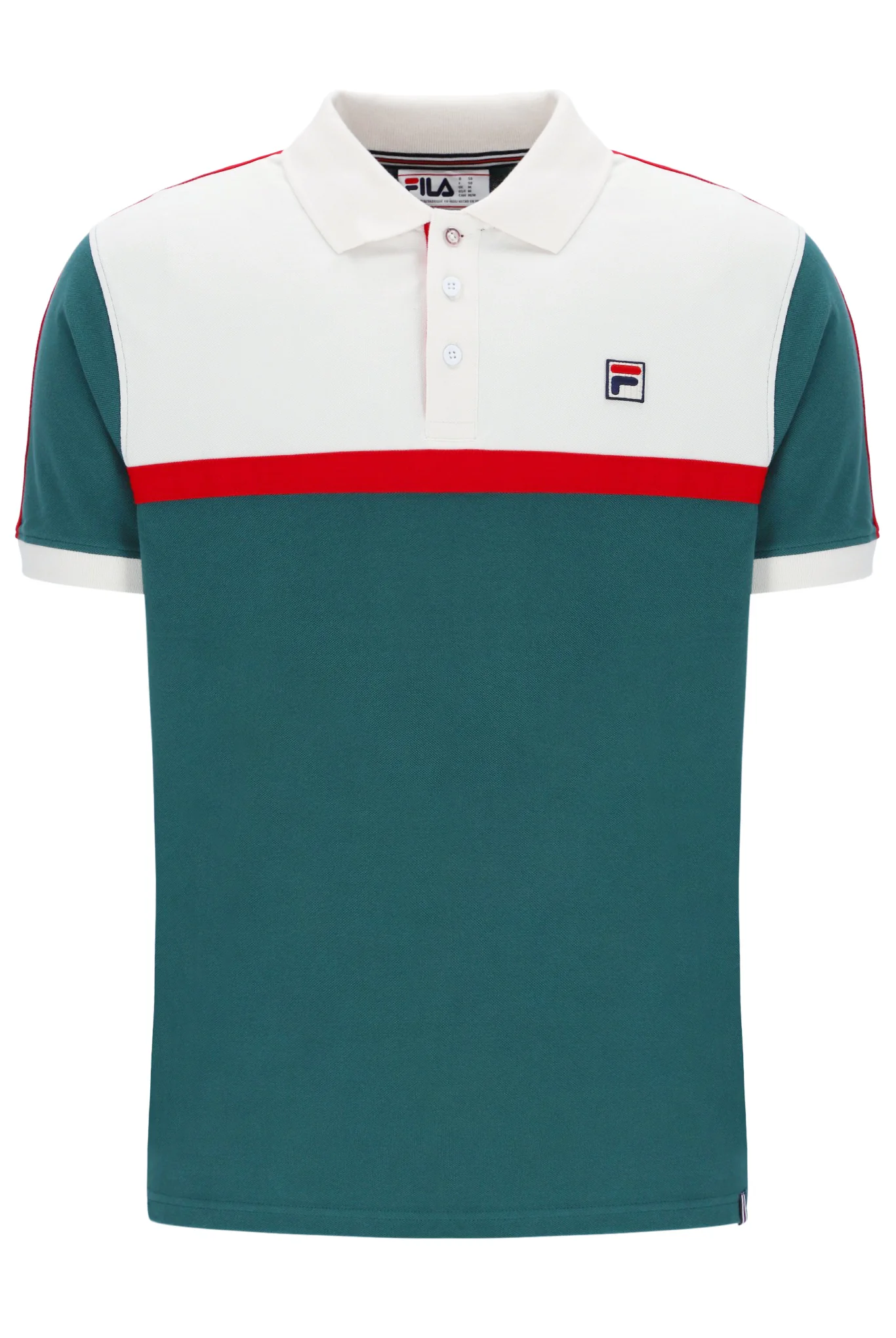 Mediterranea Mattia Contrast Panel Polo Shirt - Image 2