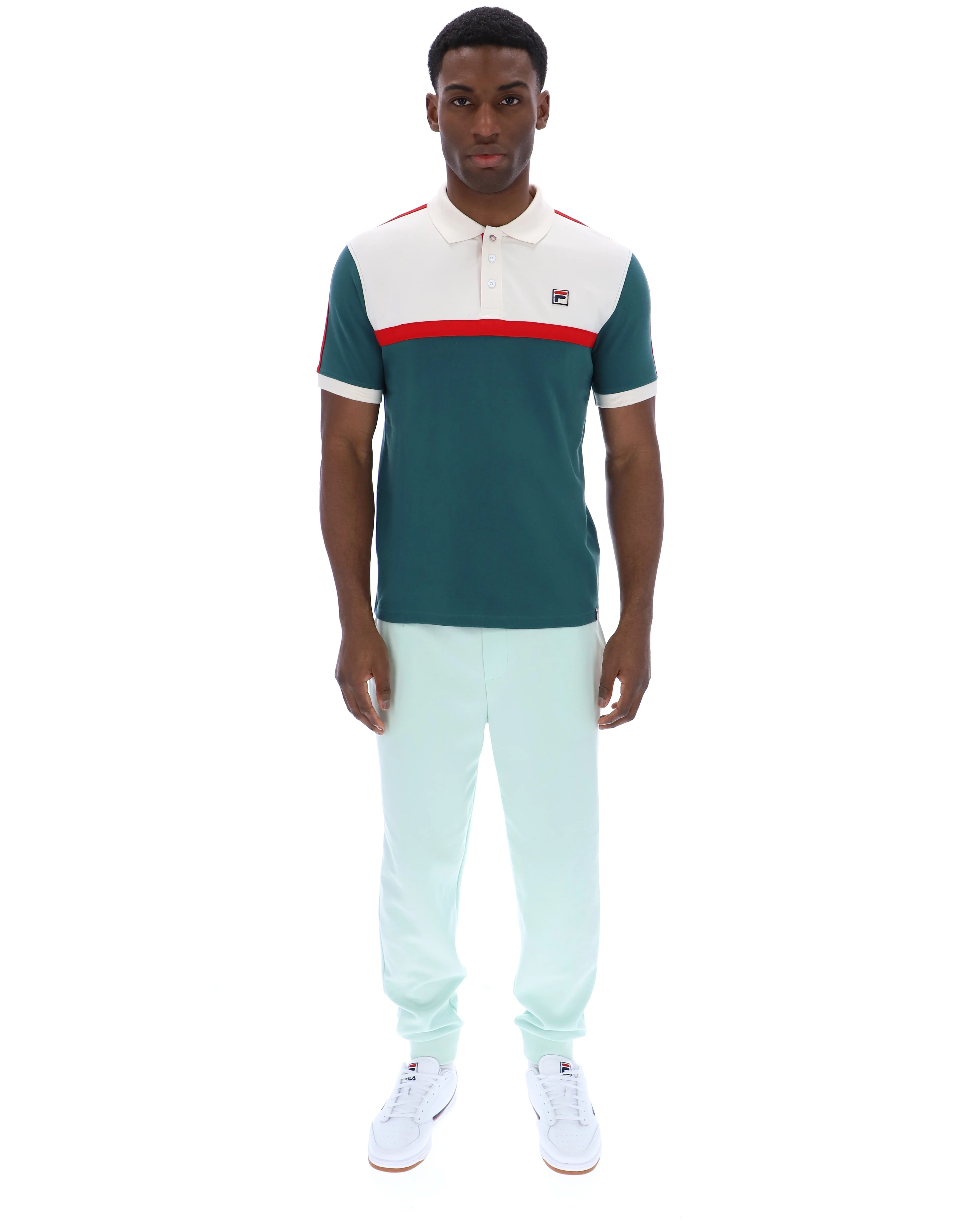 Mediterranea Mattia Contrast Panel Polo Shirt - Image 4