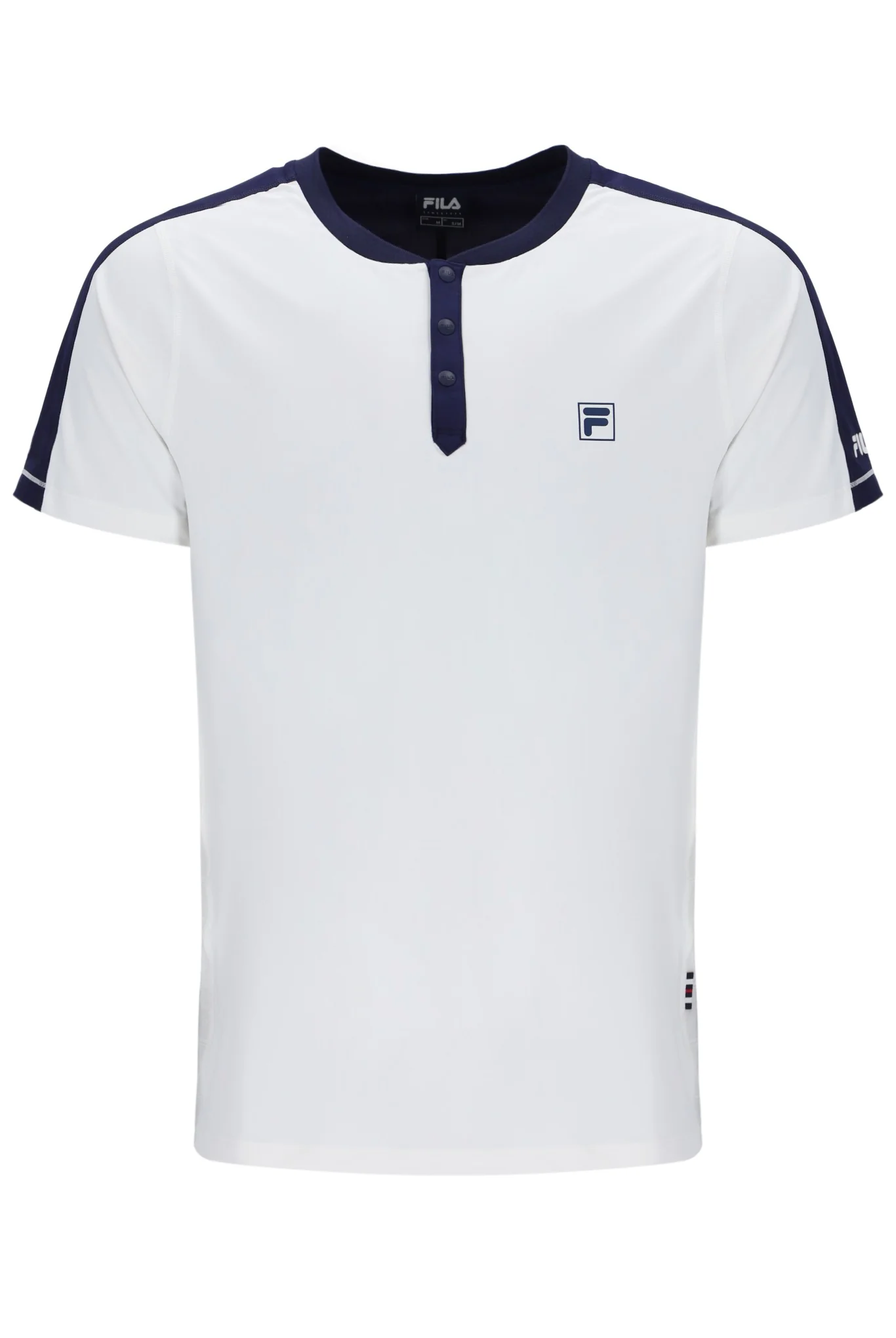 Off White Men’s Henry Neck Tennis T-Shirt