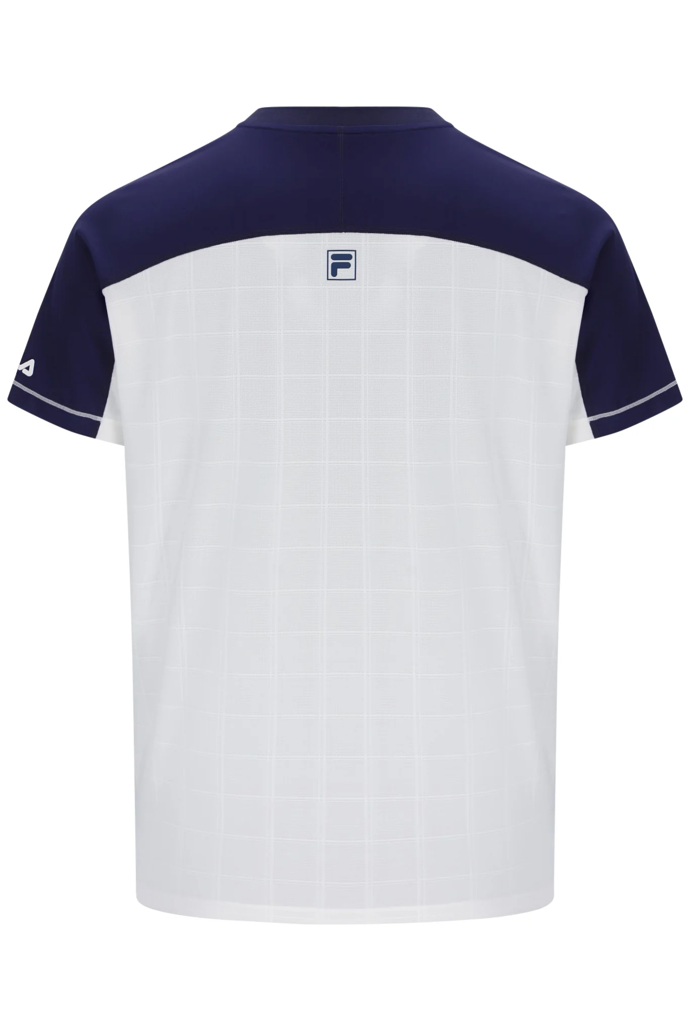White Men’s Henry Neck Tennis T-Shirt - Image 2