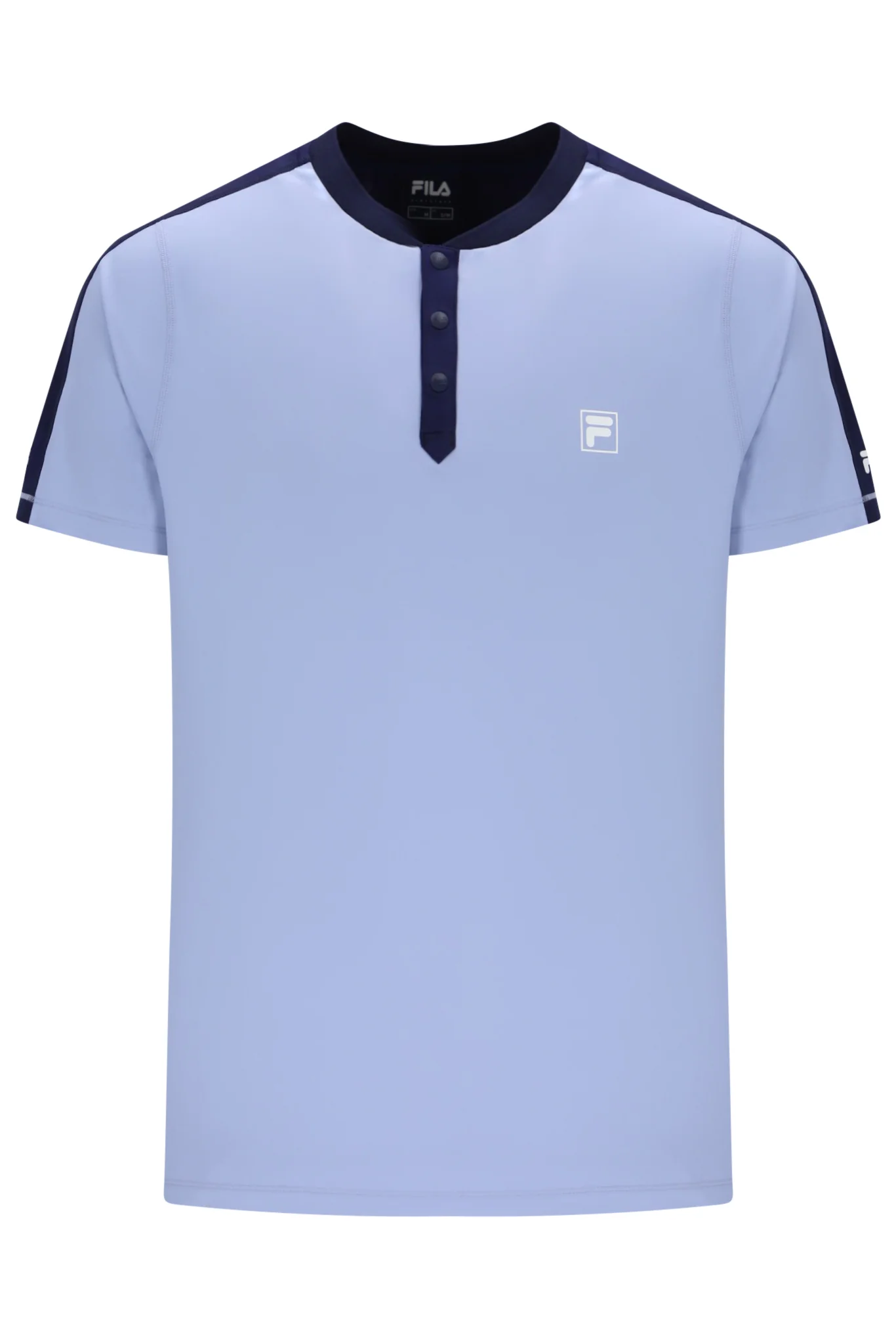 Blue Men’s Henry Neck Tennis T-Shirt