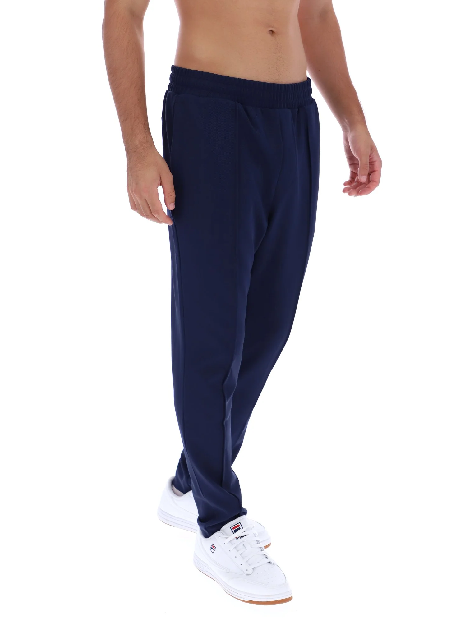 Fila Navy Molveno Pin Tuck Slim Leg Pants - Image 5