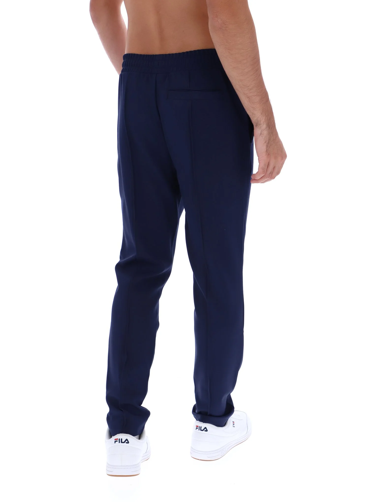 Fila Navy Molveno Pin Tuck Slim Leg Pants - Image 7